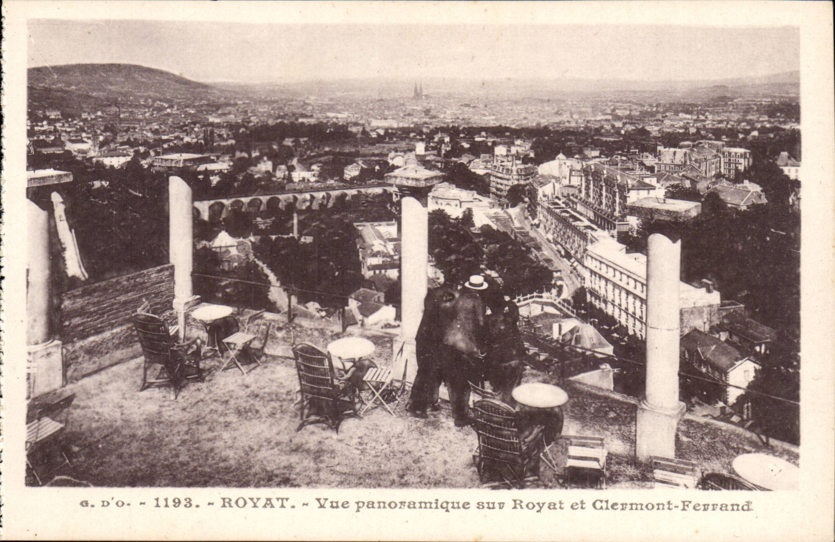 CPA Royat Panoramic View on Royat and Clermont Ferrand