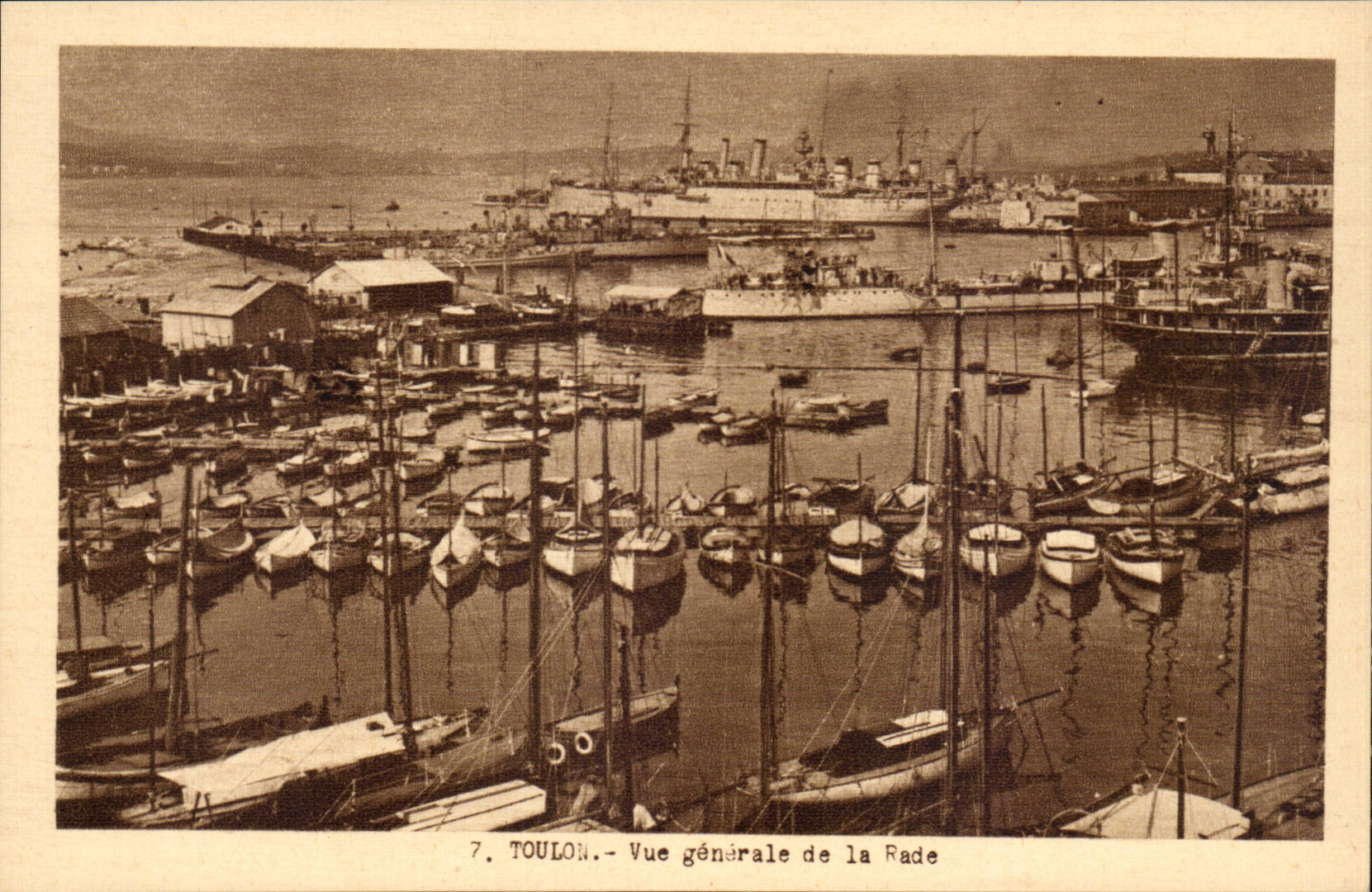 CPA Toulon View of the roads