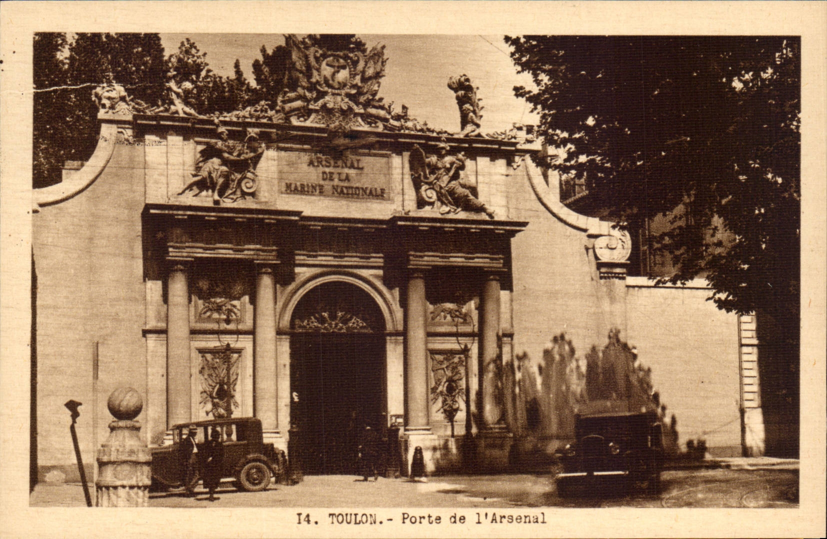 CPA Toulon Gate of the arsenal