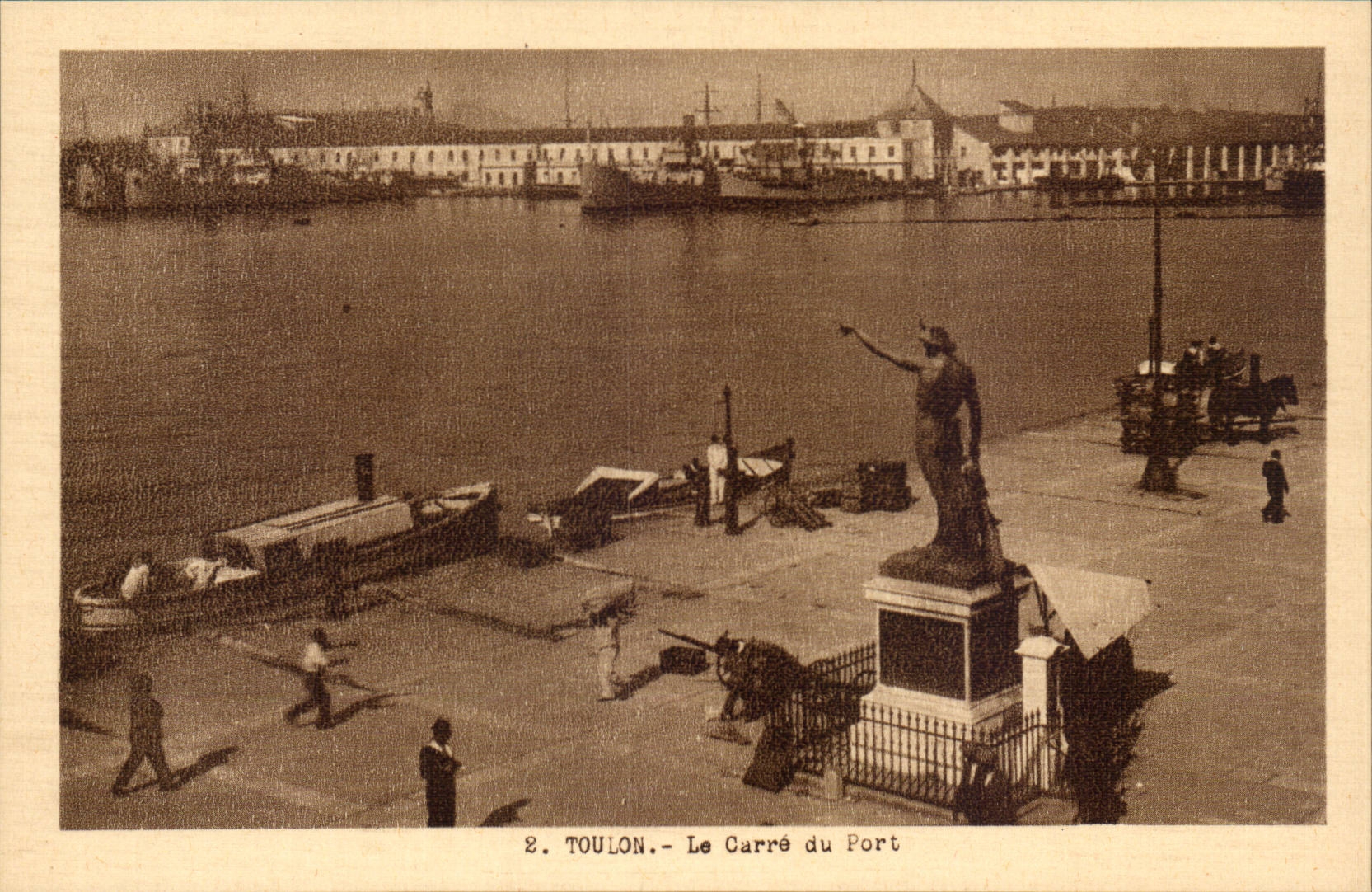 CPA Toulon squares It port