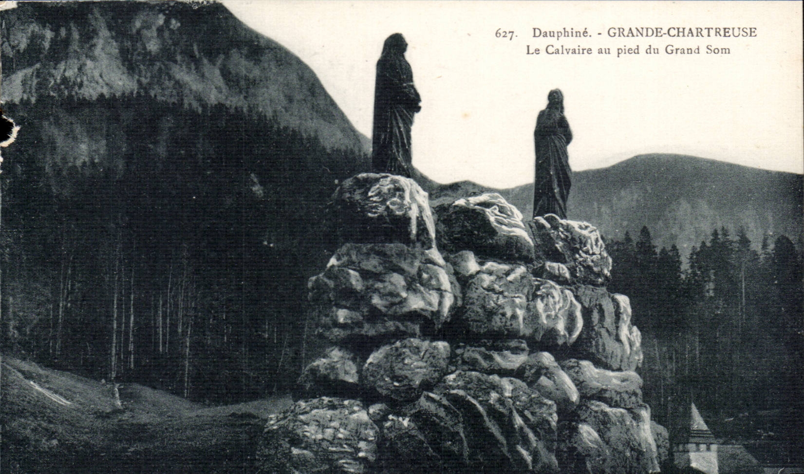 Dauphine CPA grosses Chartreuse das Martyrium mit dem Fuss des grossen Som