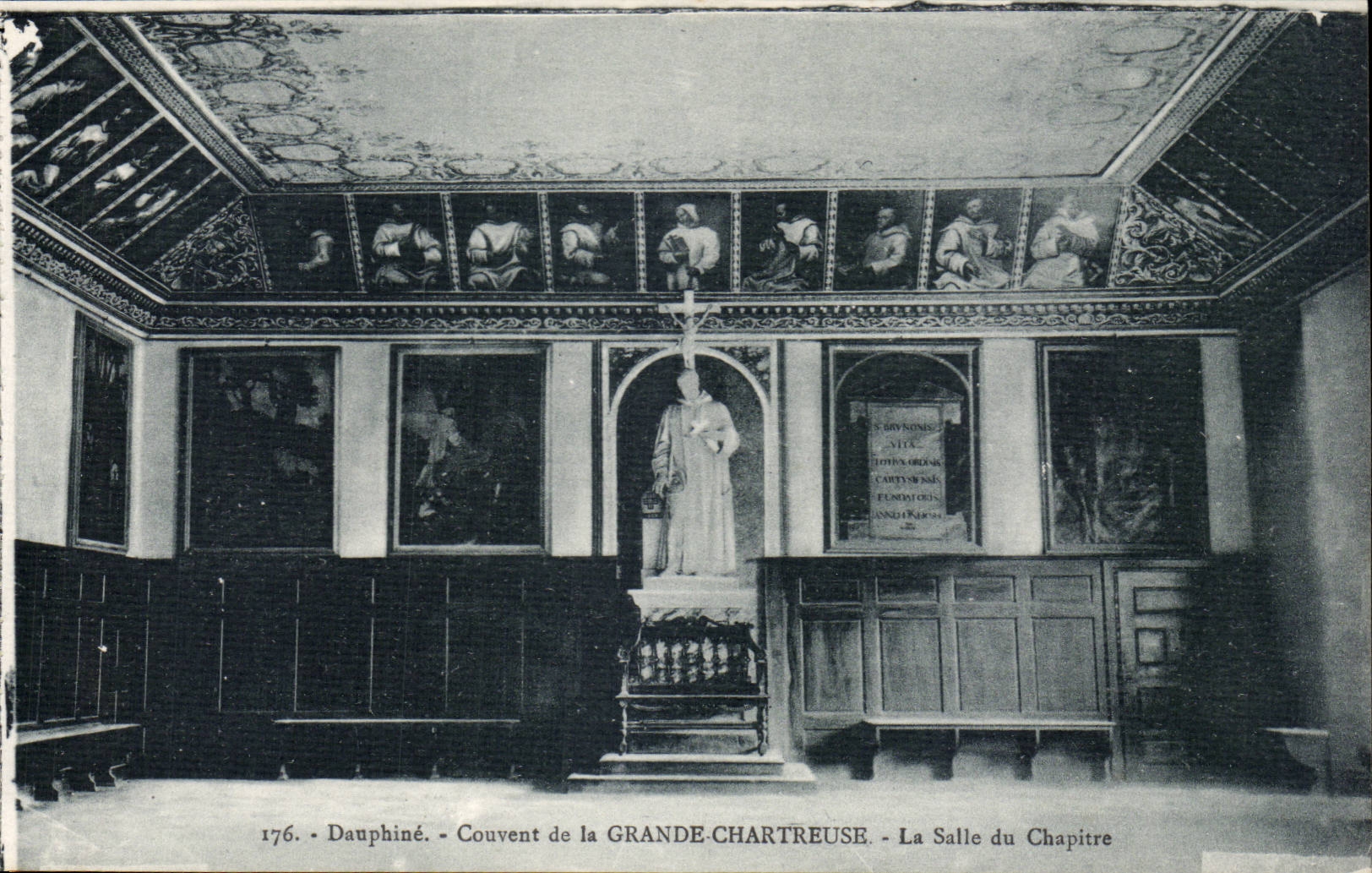 CPA Dauphine grosse Chartreuse Brut der Kapitelraum