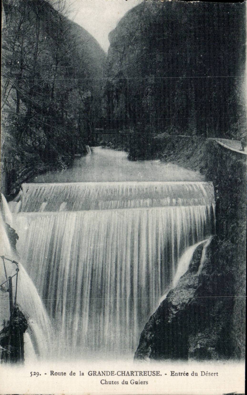 Strasse Dauphine-CPA des grossen Chartreuse Eingangs der Wuste