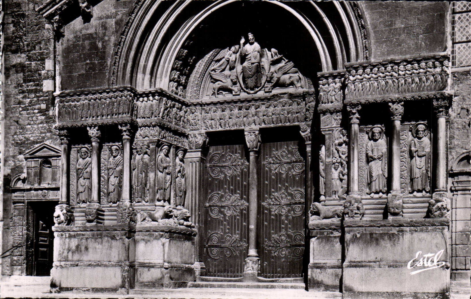 CPSM Arles Gatter der Kathedrale Str Trophime (12)