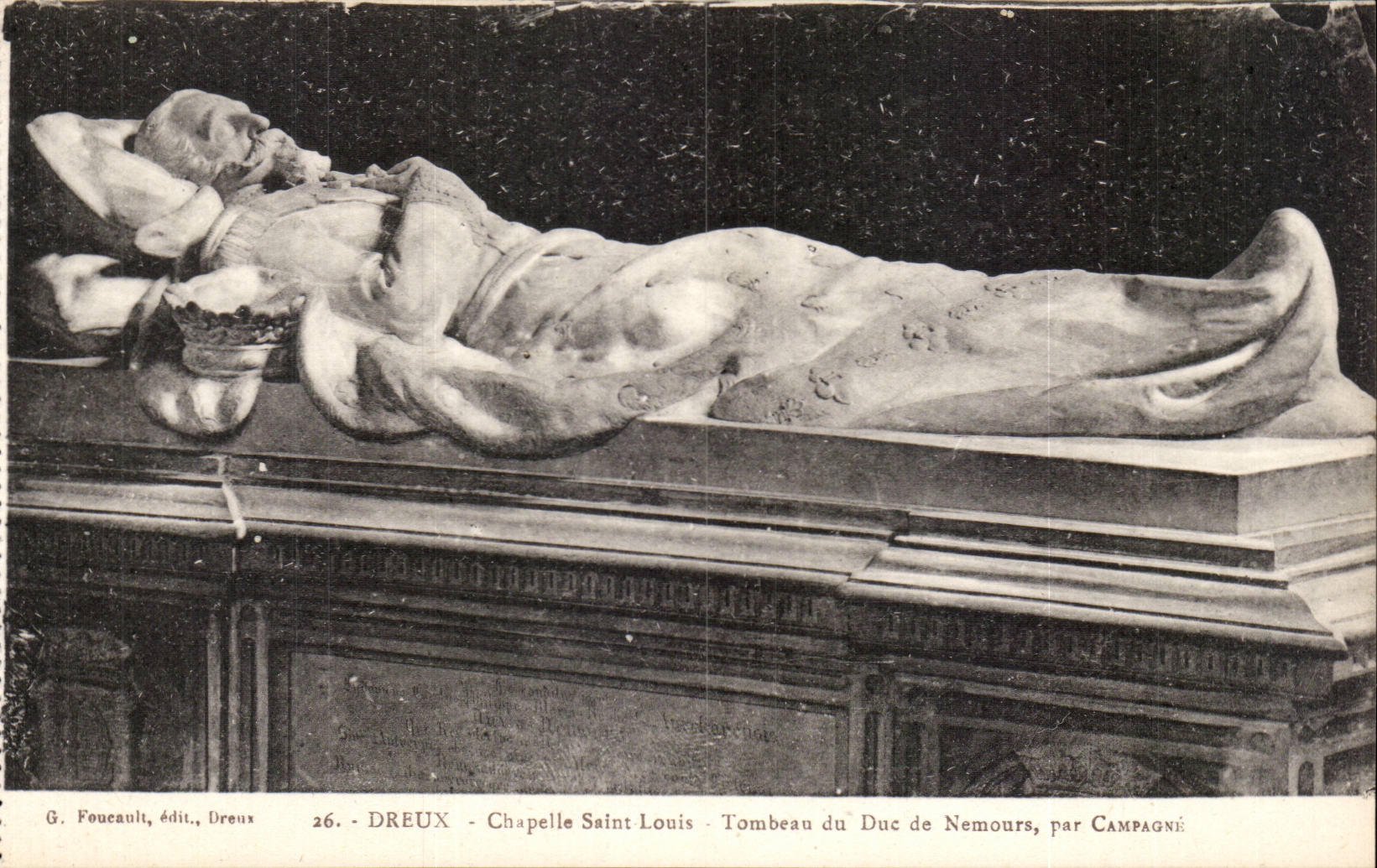Dreux - Vault Saint Louis - Tomb of the Duke of Nemours - CPA