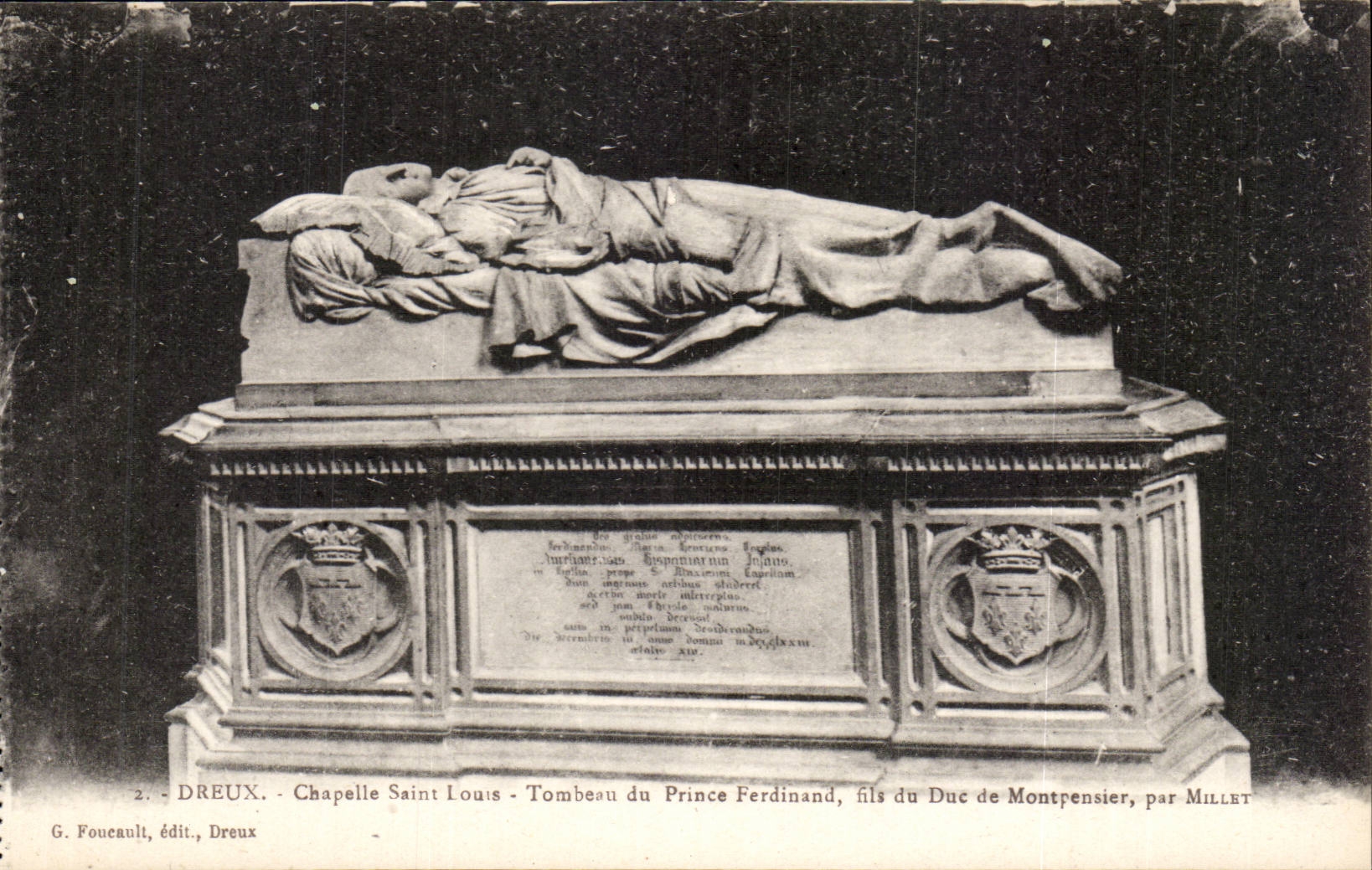 Dreux - La Chapelle Holy Louis - Tomb of Prince Ferdinand - CPA