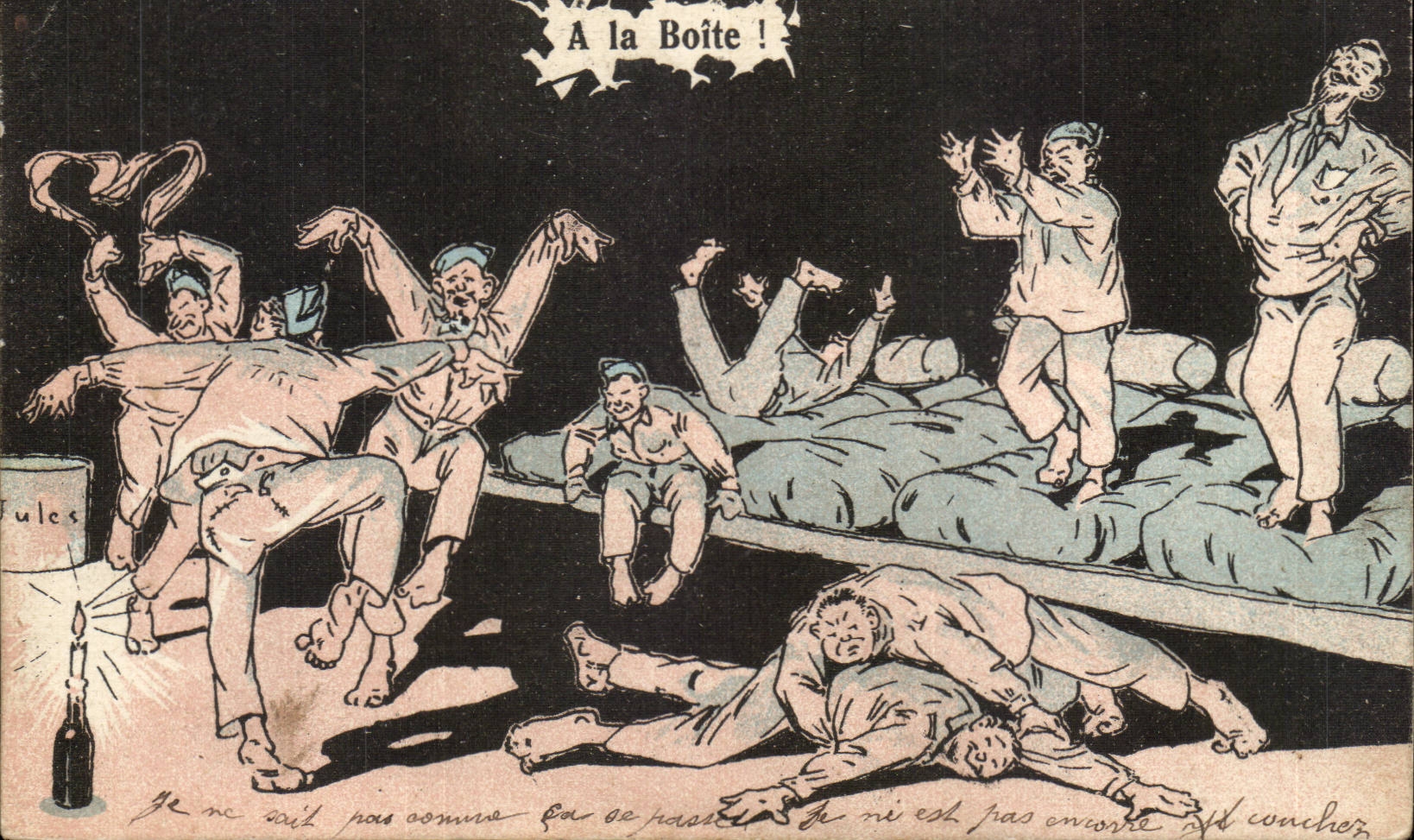 CPA Illustrateur With limps (militaria)