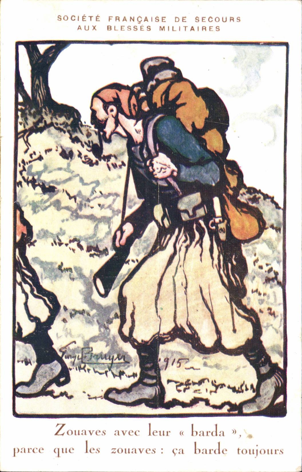 Illustrateurs - Societe Francaise de Secours aux Blesses militaire - - Militaria -CPA