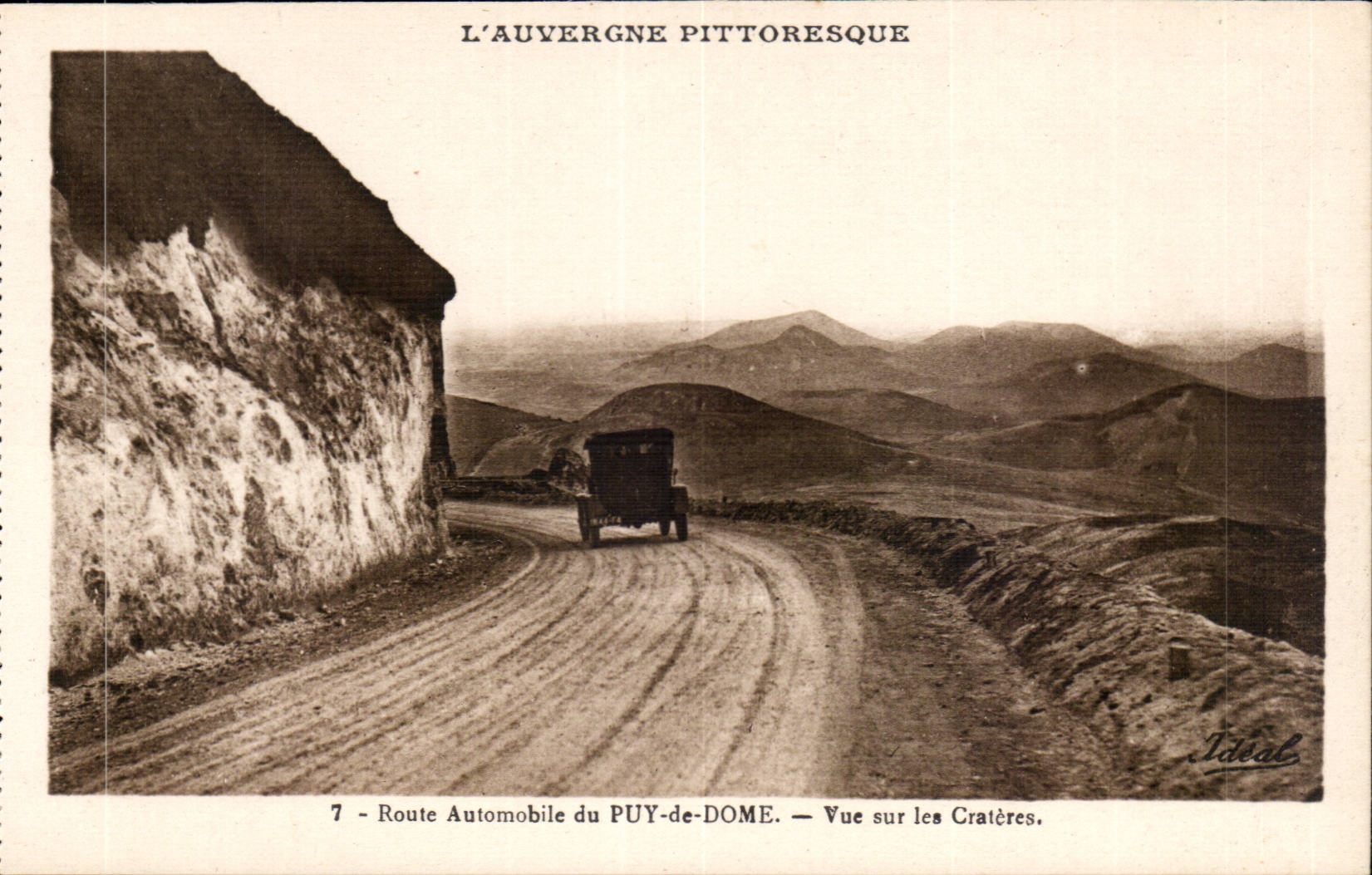 Route Aotomobile de Puy de Dome - Sight on the Craters - Picturesque Auvergne - CPA