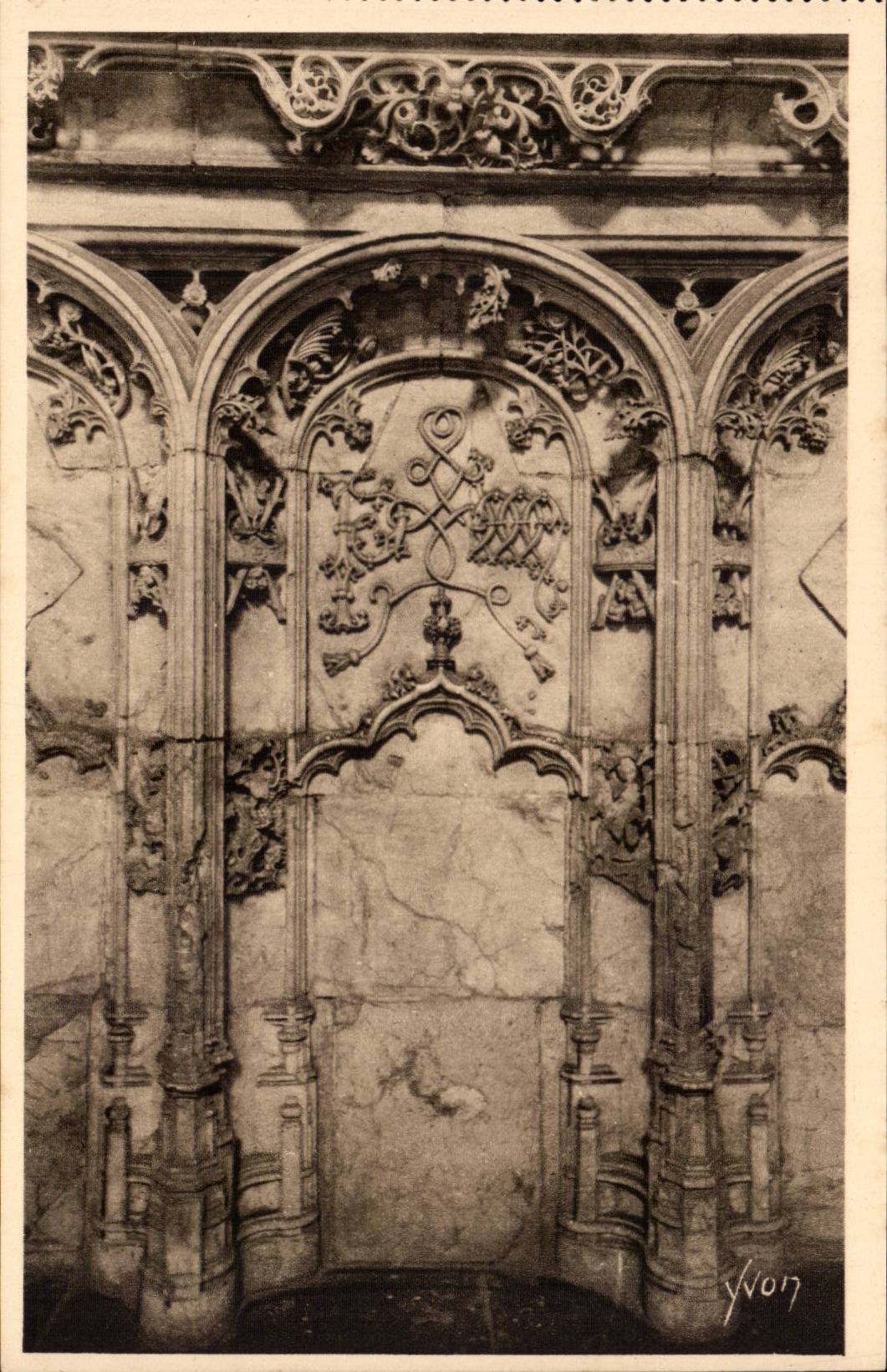 Borough - Church of Husks - Details of the Oratory of Marguerite d' Austriche - CPA