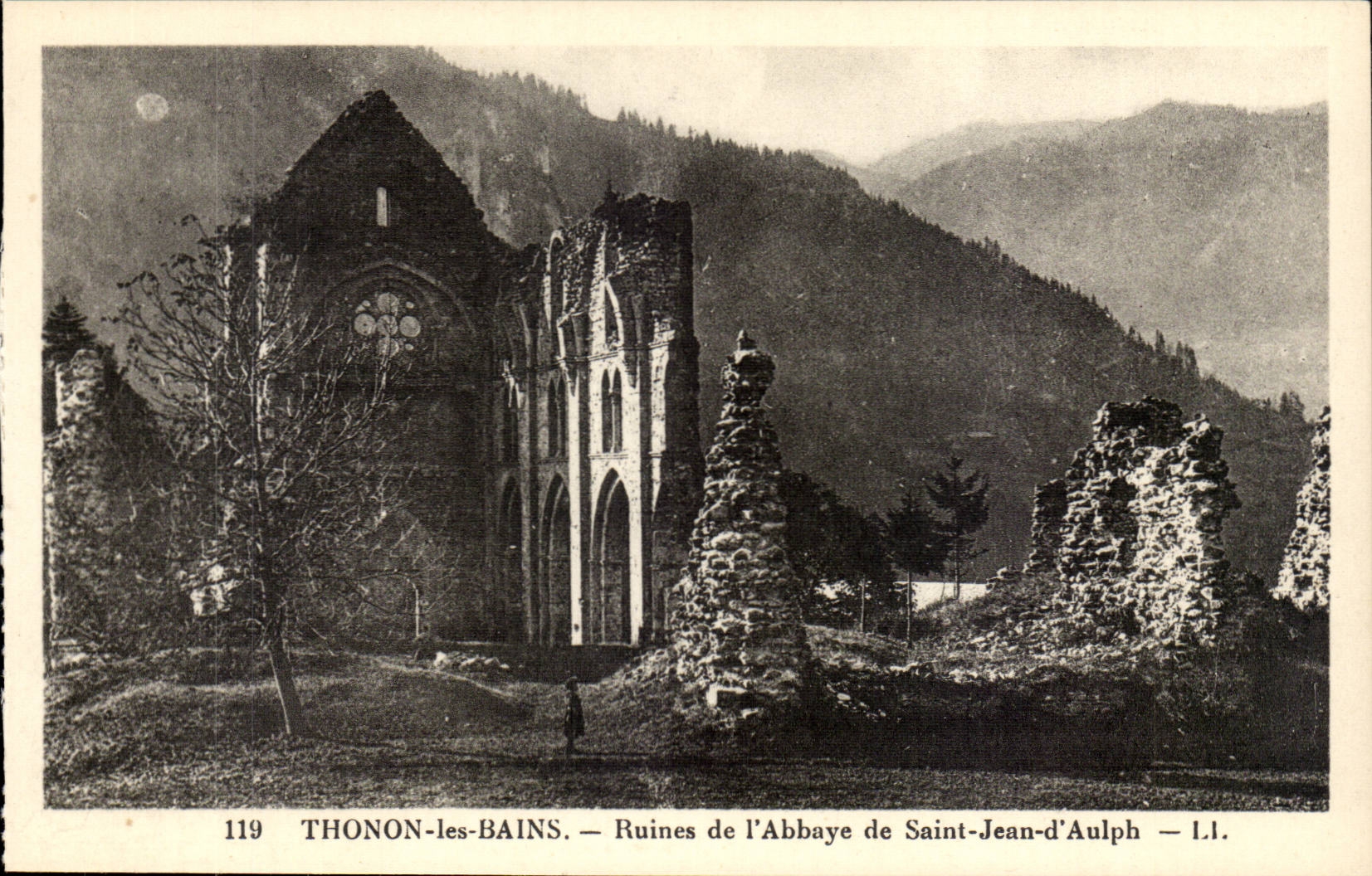Thonon les Bains - Ruins of the Abbey of Saint Jean d' Aulph - CPA