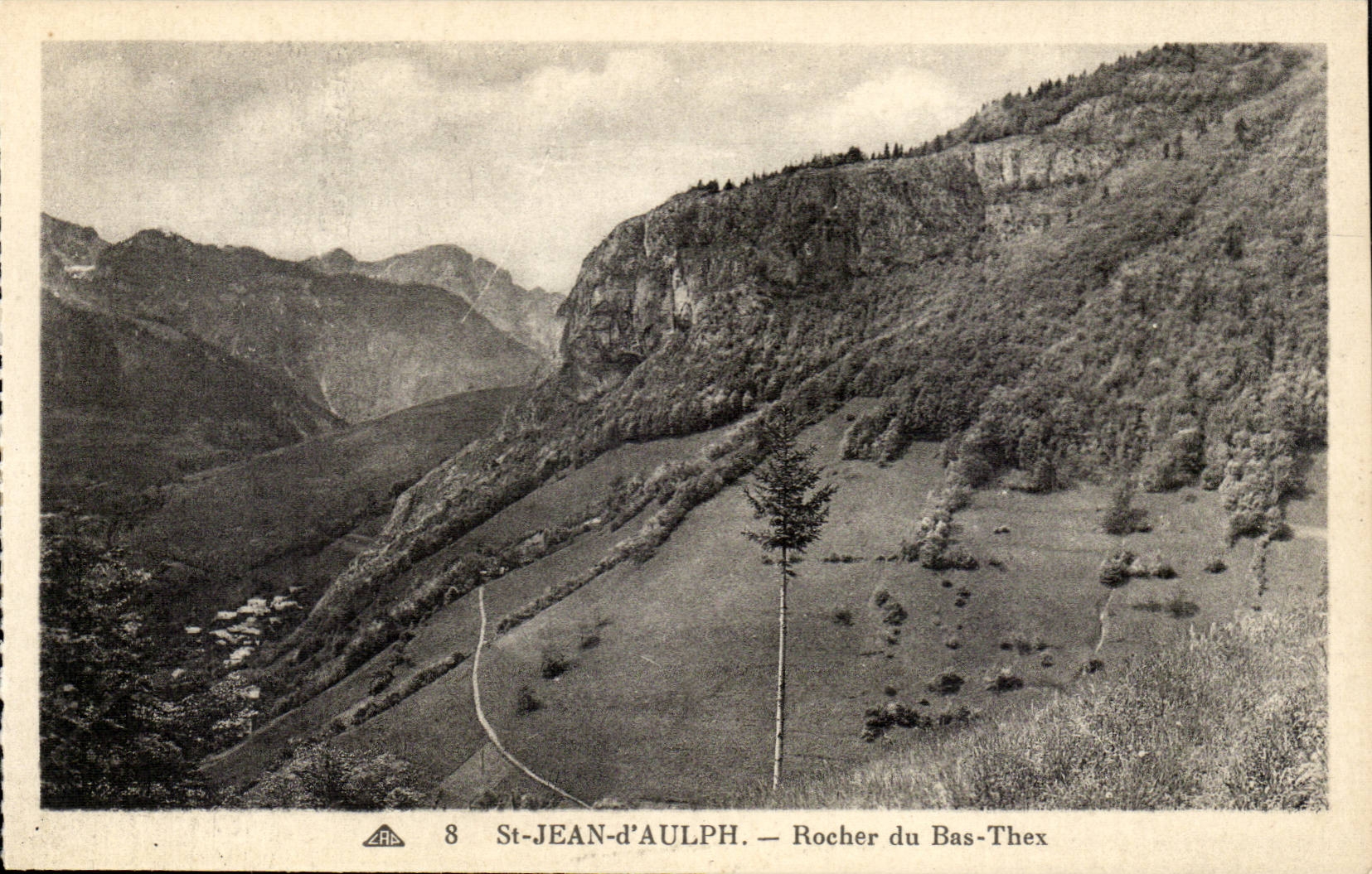 Saint Jean d' Aulph - Rock of Low Thex - CPA