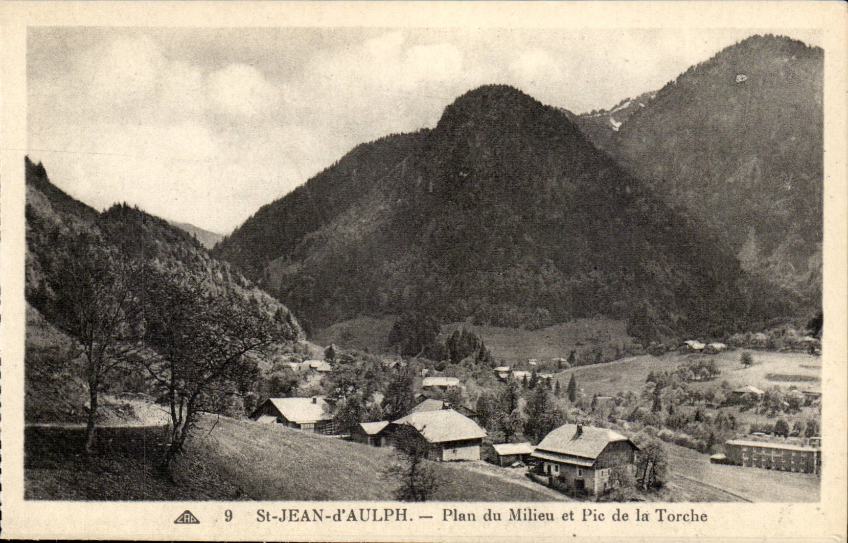 Saint Jean d' Aulph - Plan of the Medium and Peak of the Torch - CPA