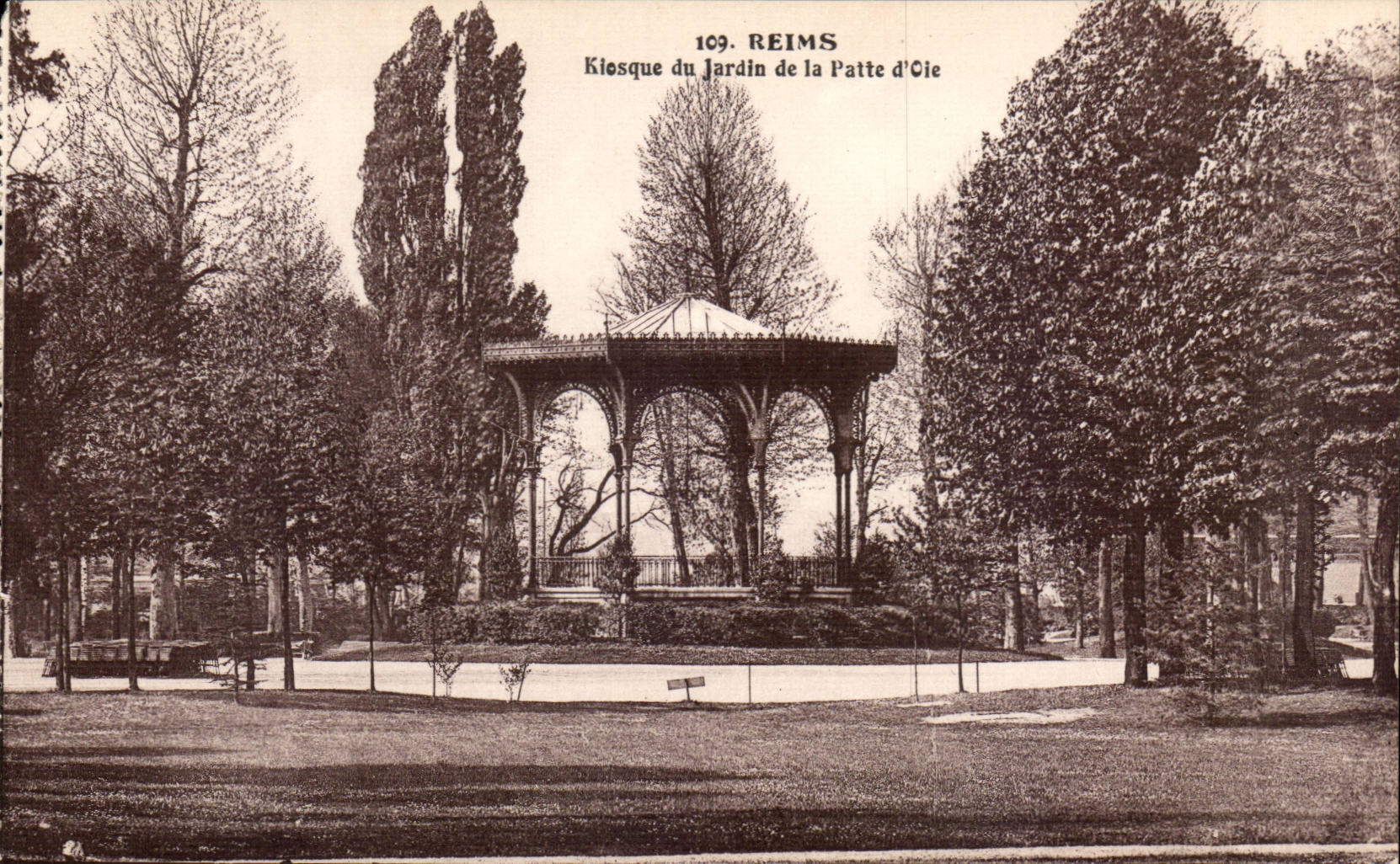 Reims - Kiosk of the Garden of the goose Leg - CPA