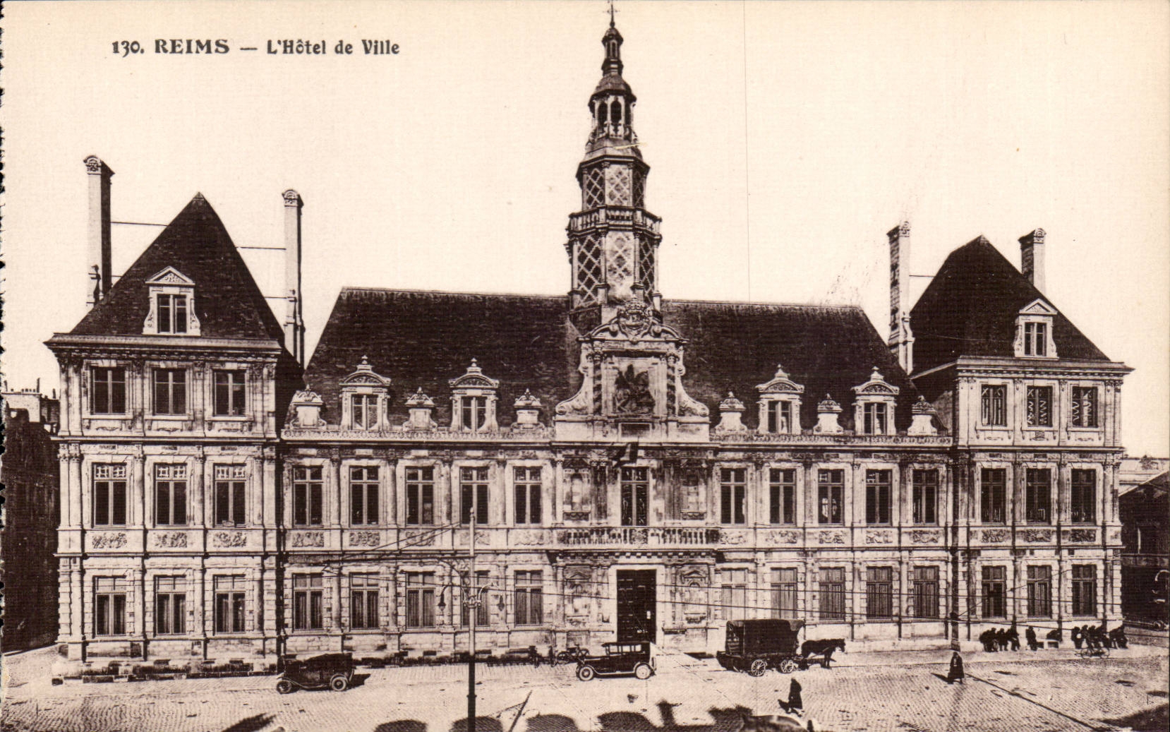 Reims - the Town hall - CPA