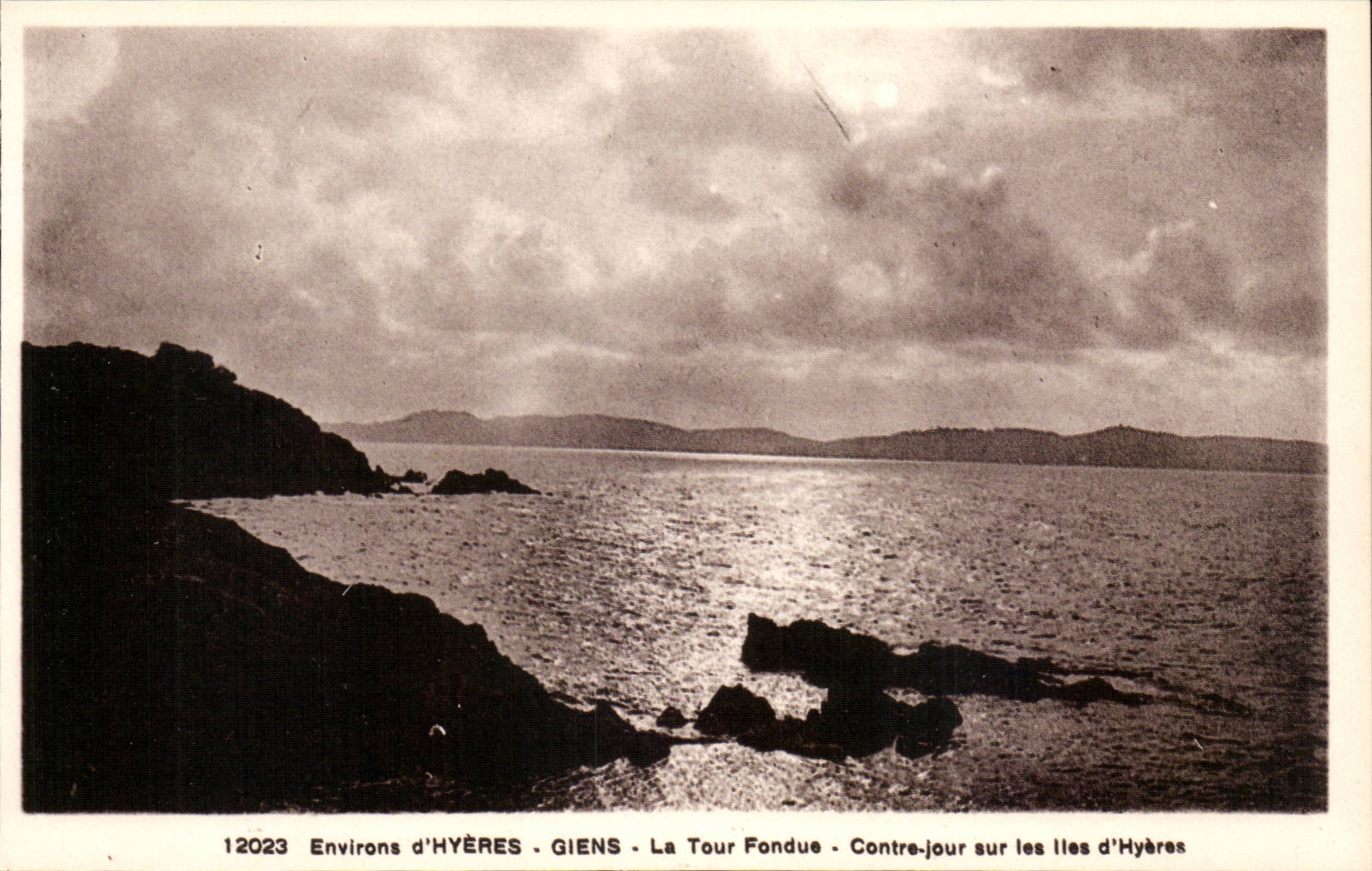 Hyeres - Umlagerungen - Giens - der flussige Aufsatz - gegen Tag auf den Inseln von Hyeres - CPA