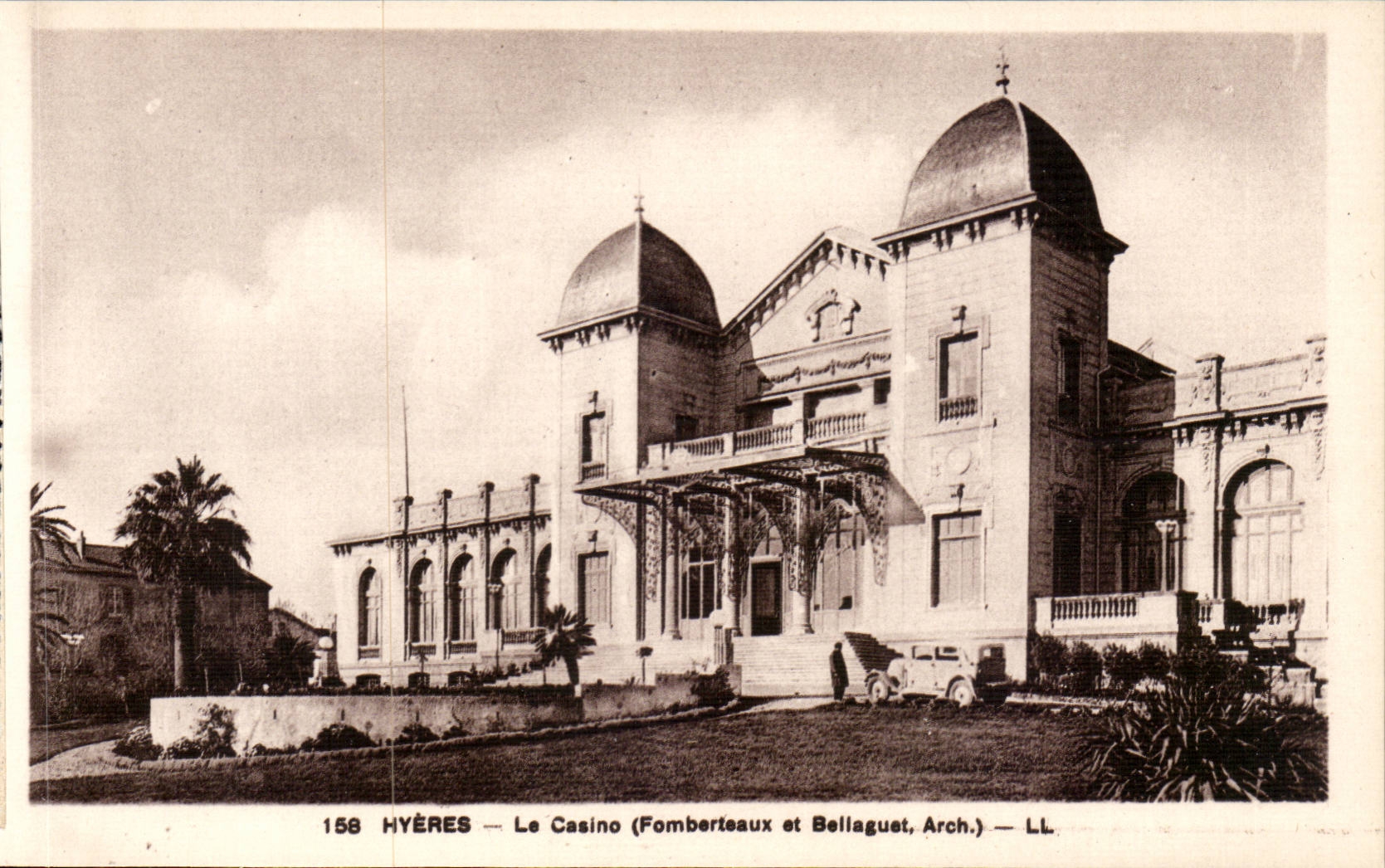 Hyeres Palmen - das Kasino - CPA