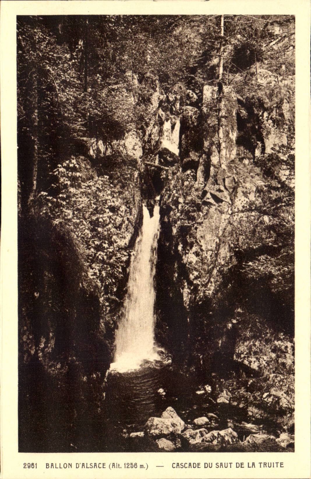 Balloon Of Alsace - Cascade of the Jump of Trout CPA