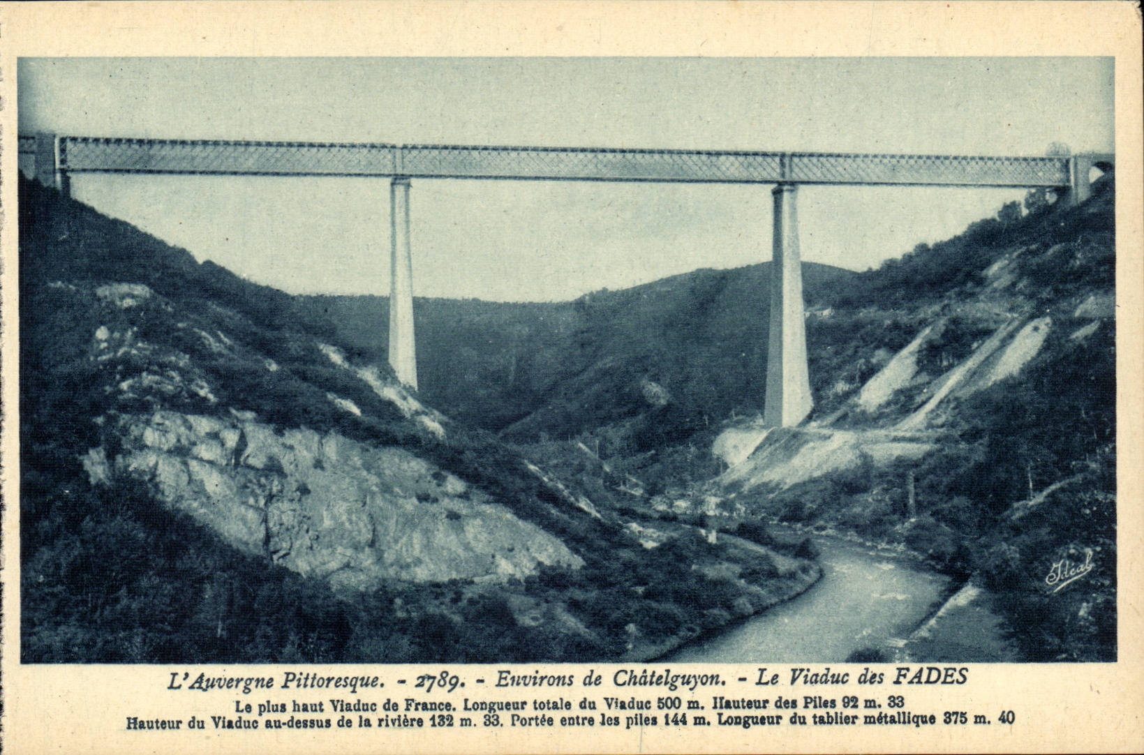 Auvergne CPA Viaduct of Insipid Surroundings of Chatelguyon