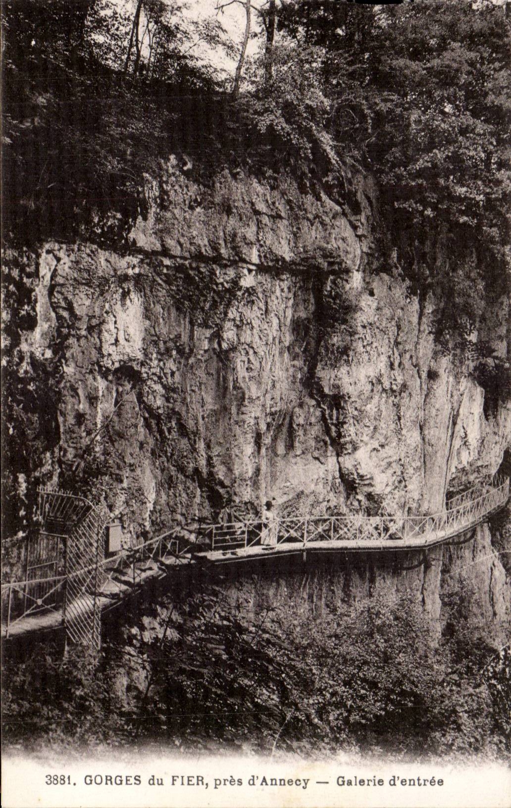 Auvergne Lovagny CPA Falls of Trusting close to Annecy Gallery to Entering