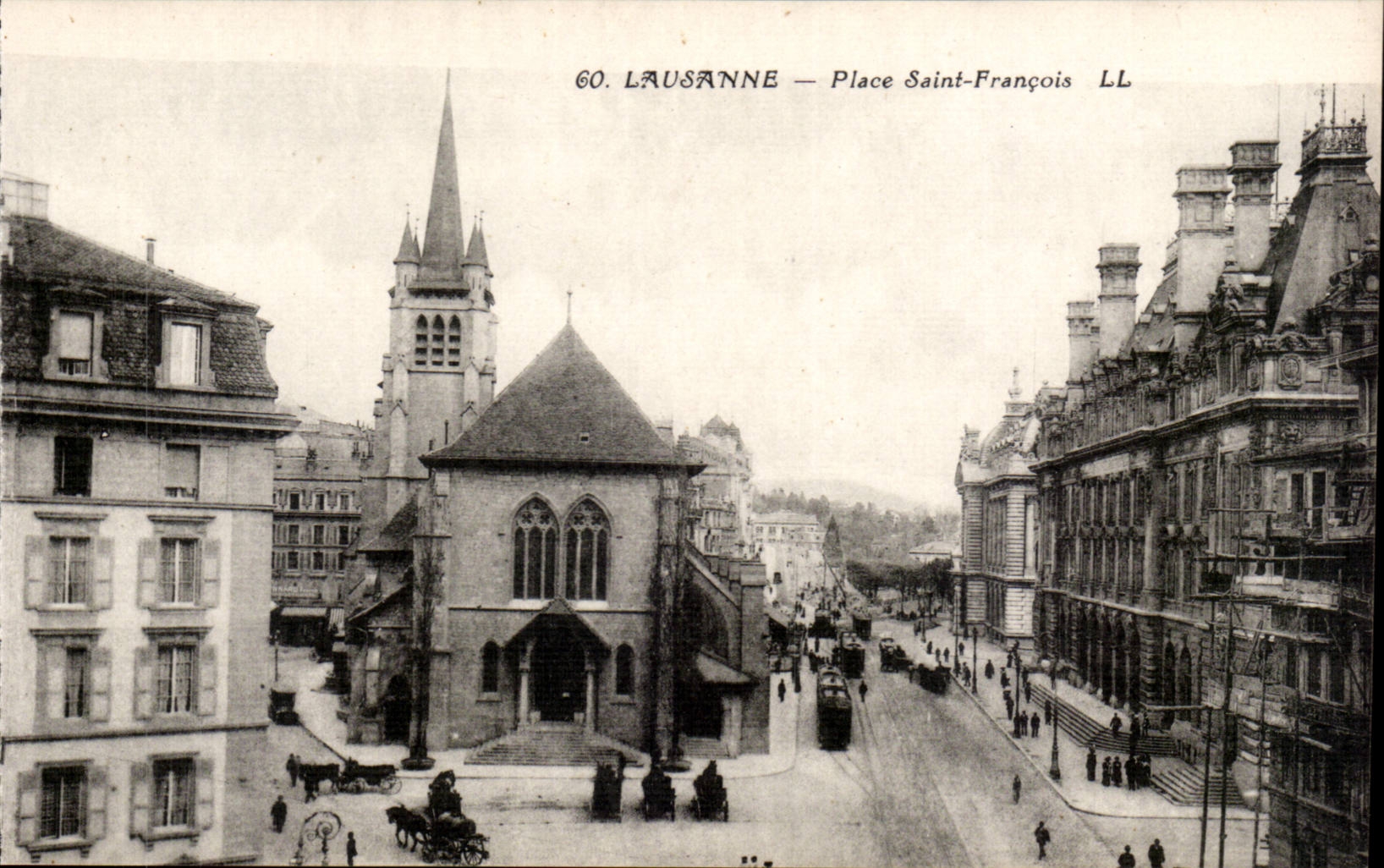 Suisse Lausanne CPA Place Saint Francois