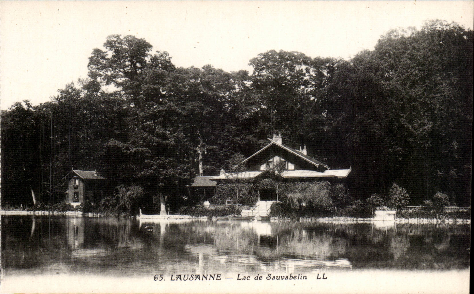 Suisse Lausanne CPA Lac de Sauvabelin
