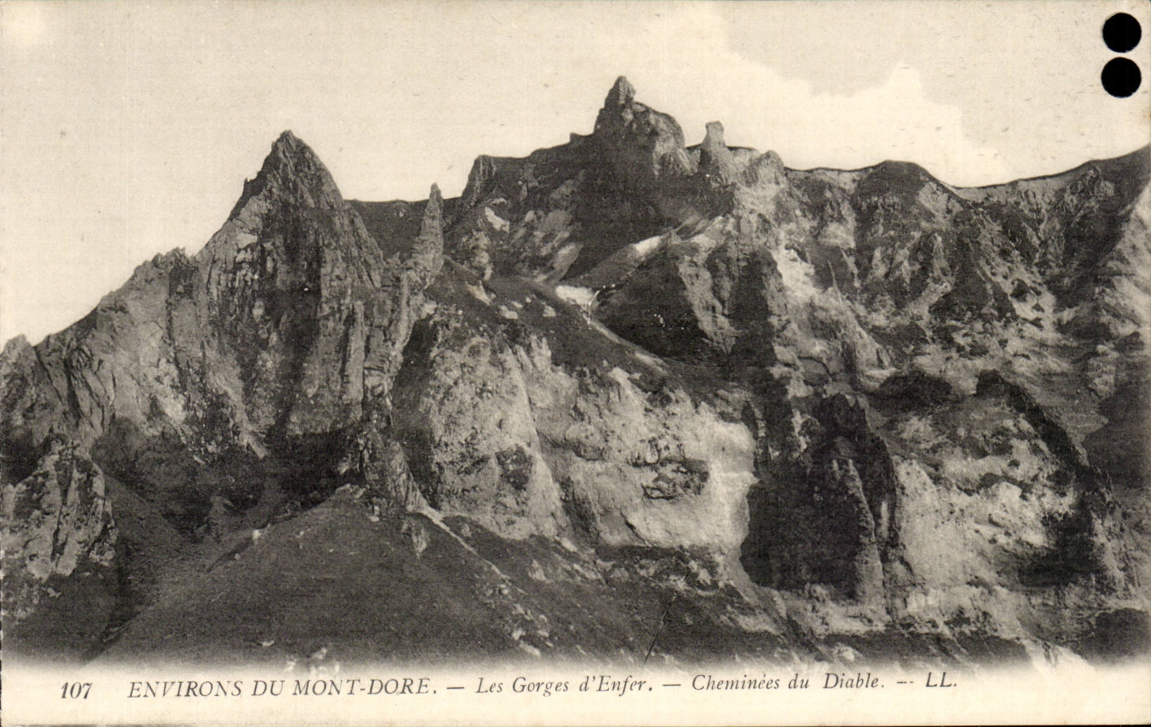 The Mount Gilds - Falls of Hell - Surroundings - Chimneys of Devil CPA