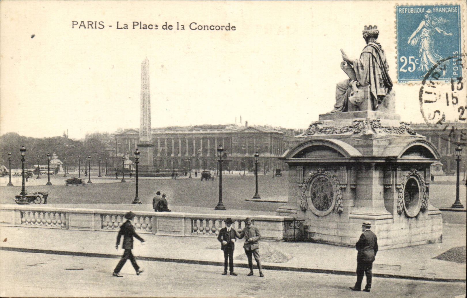 Paris - 8 - the Place of the Harmony - CPA