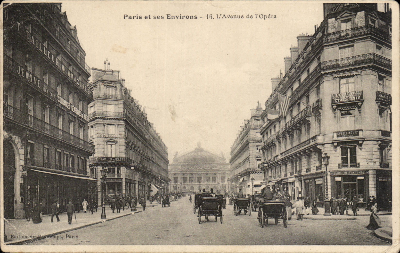 Paris - 8 - Avenue of the Opera - CPA