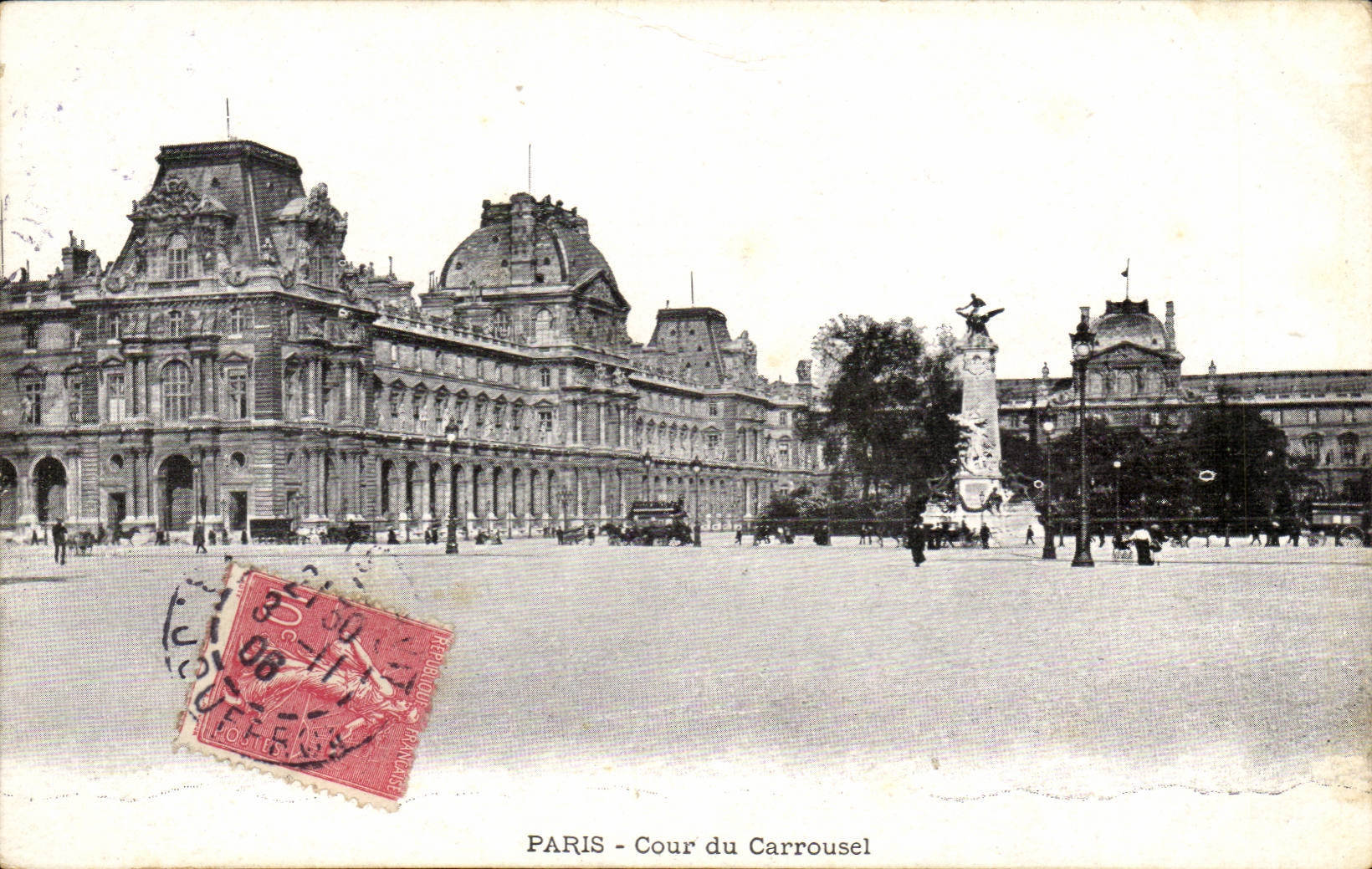 Paris 1 - Cour du Carrousel CPA