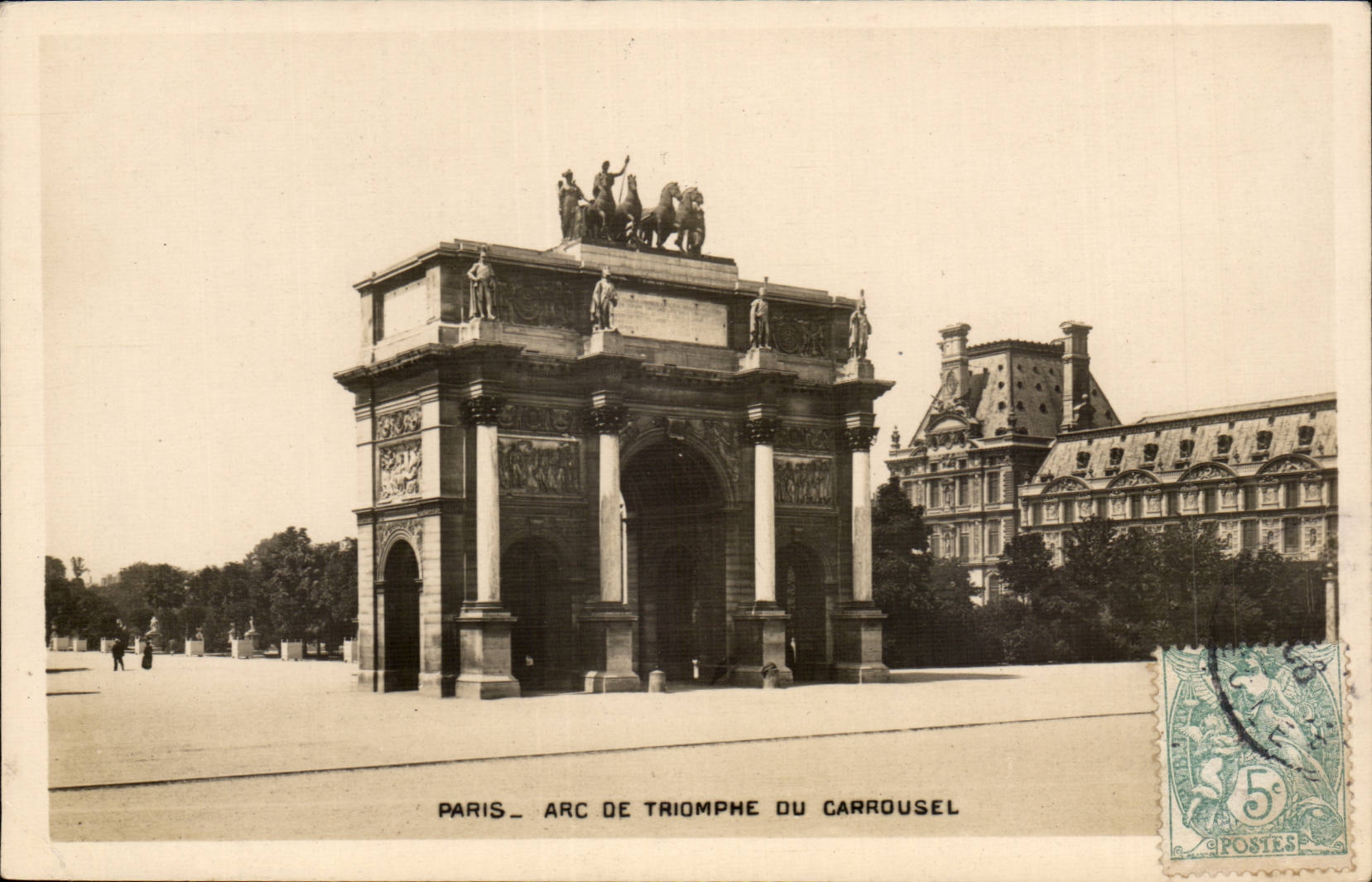 Paris 1 - Arc de Triomphe du Carrousel - CPA