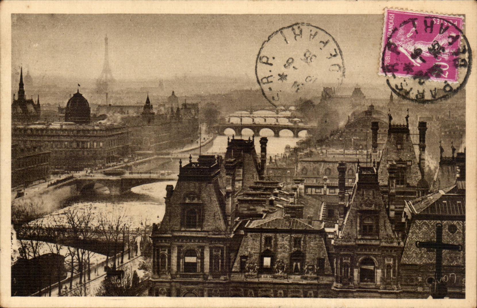 Paris 11 - Ansichten von sieben Brucken CPA