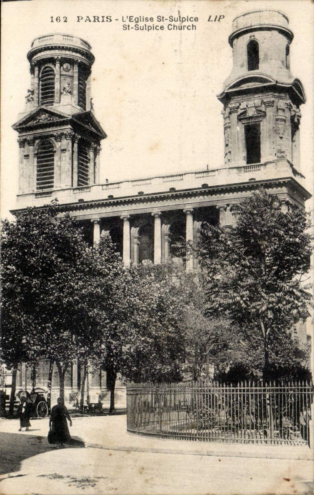 Paris 6 - The Church St Sulpice - CPA