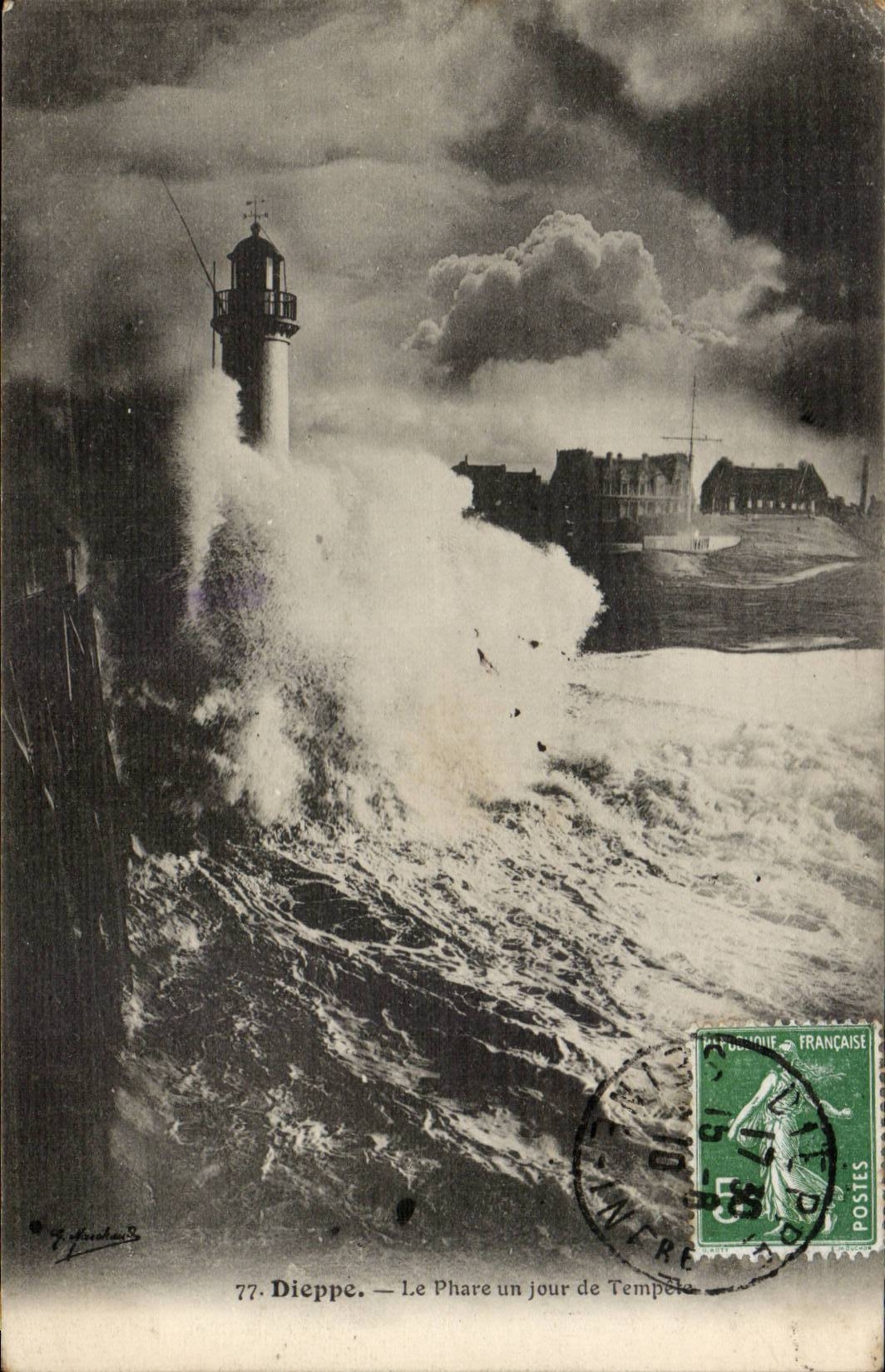 Dieppe - One Day of Storm - CPA