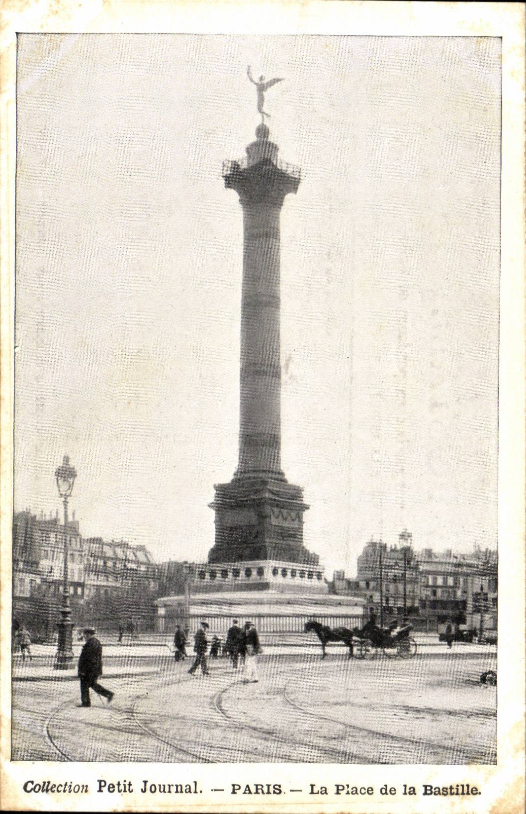 Ansammlungs-kleine Zeitung Paris-11 - Ort der Bastille - CPA