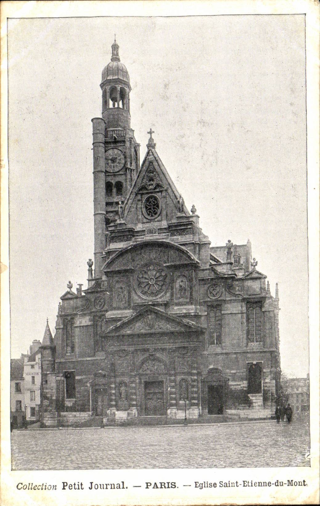 Paris - 5 - Collection Small Newspaper - Church Saint Etienne de Mont - CPA
