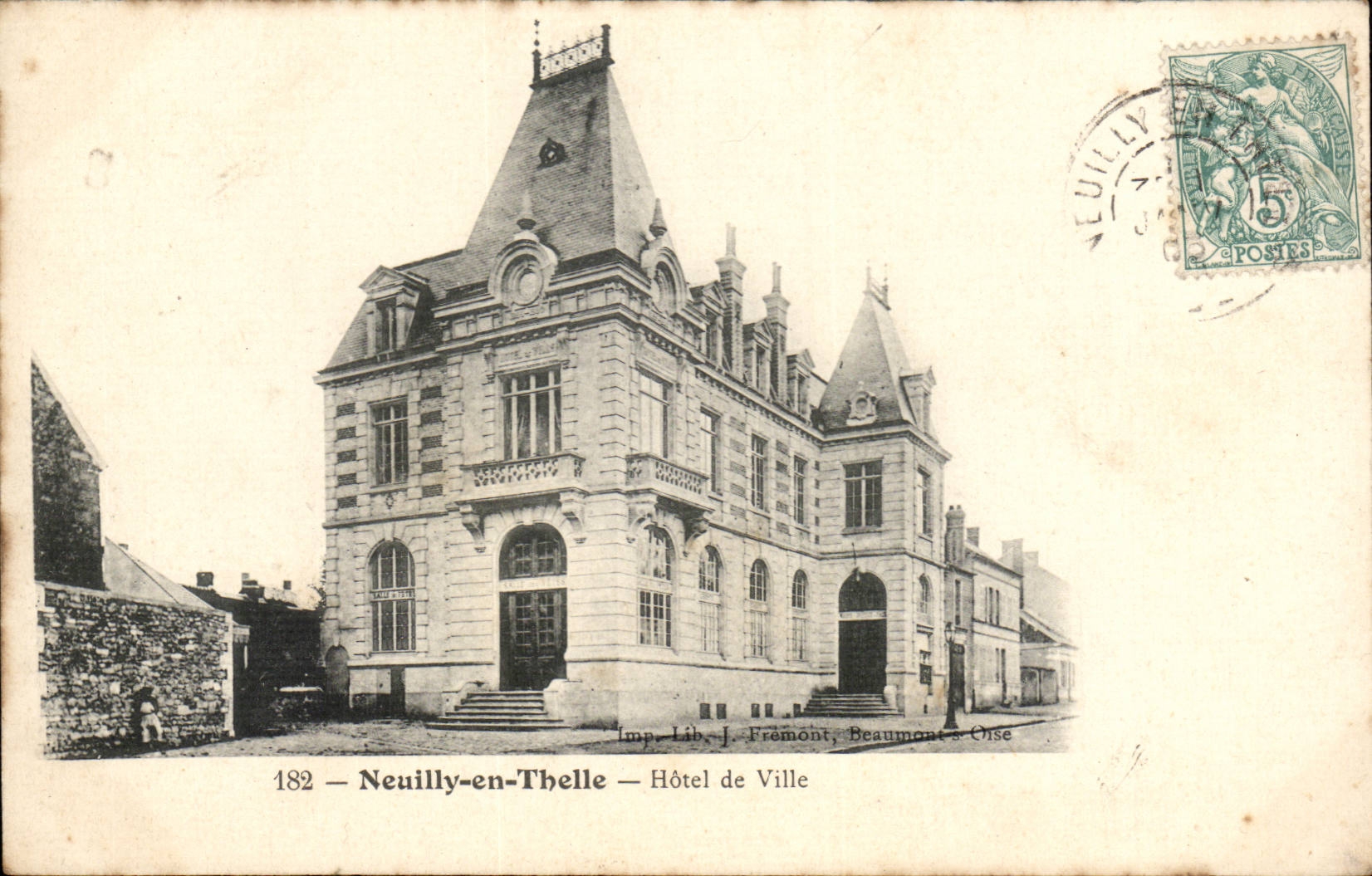 Neuilly in Thelle - Rathaus CPA