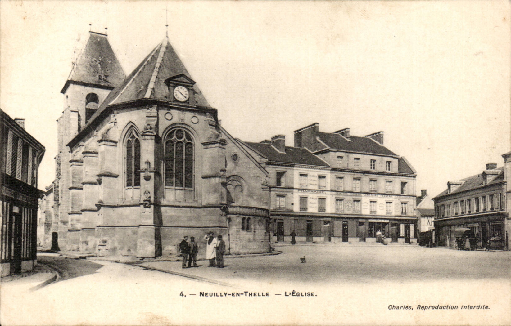 Neuilly in Thelle - Kirche CPA