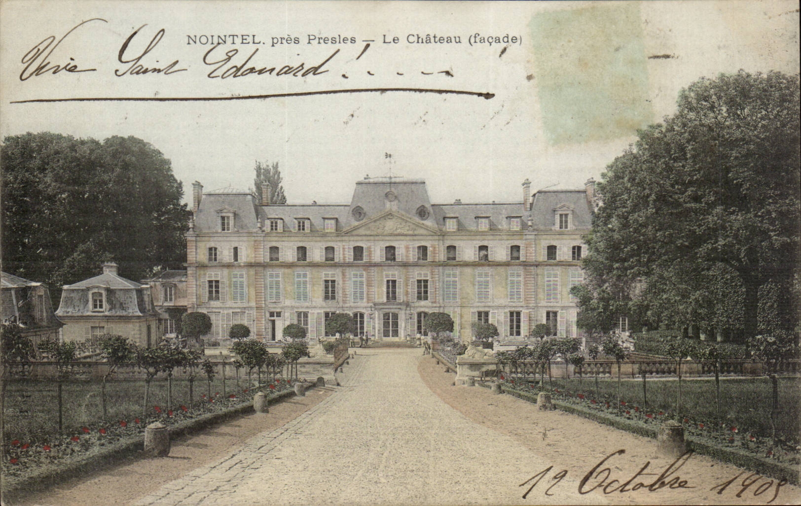 Nointel close to Presles - the Castle - CPA