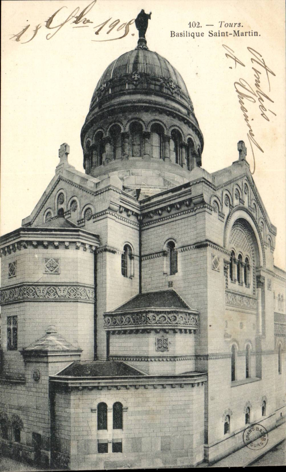 Tours - Basilique Saint Martin - CPA 