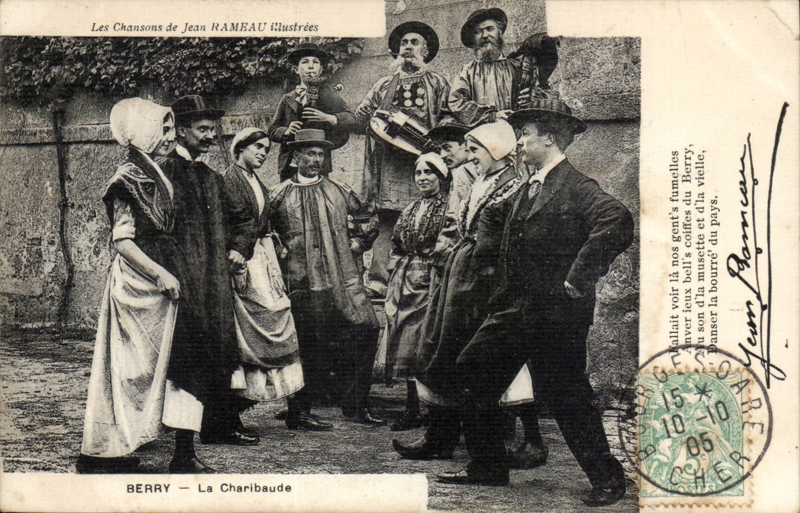 Berry - Charibaude - Songs of Jean Hamlet CPA