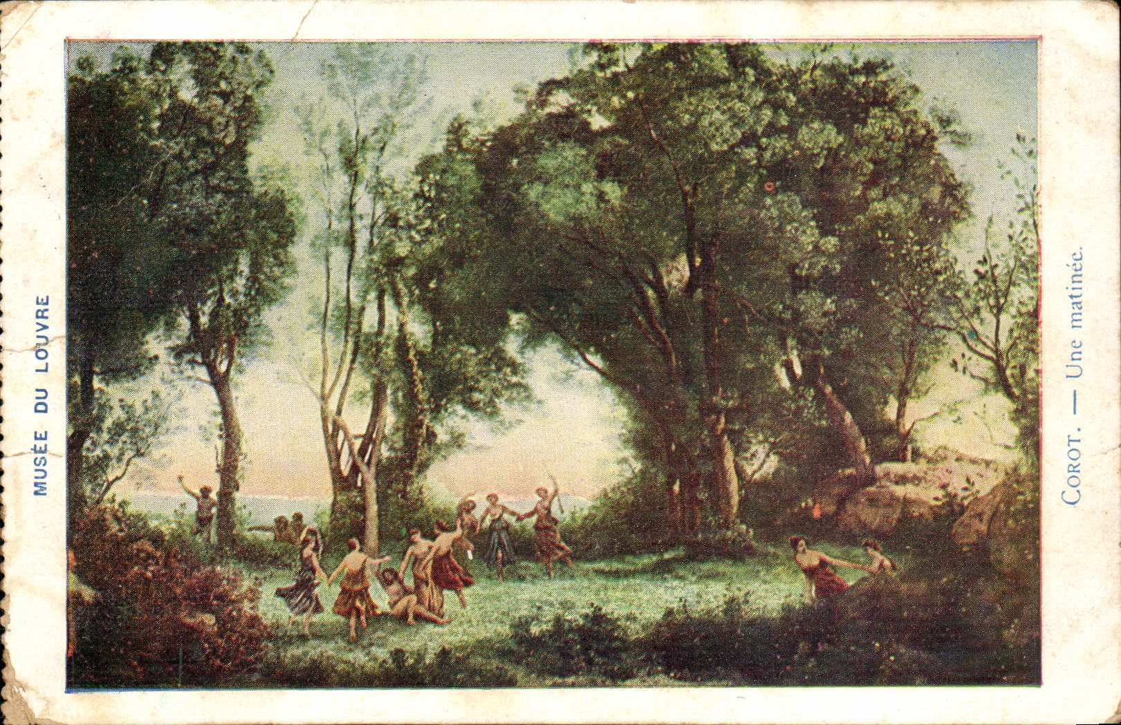 Paris 1 - Musee du Louvre - Corot - Une Matinee - Tablea - Arts CPA