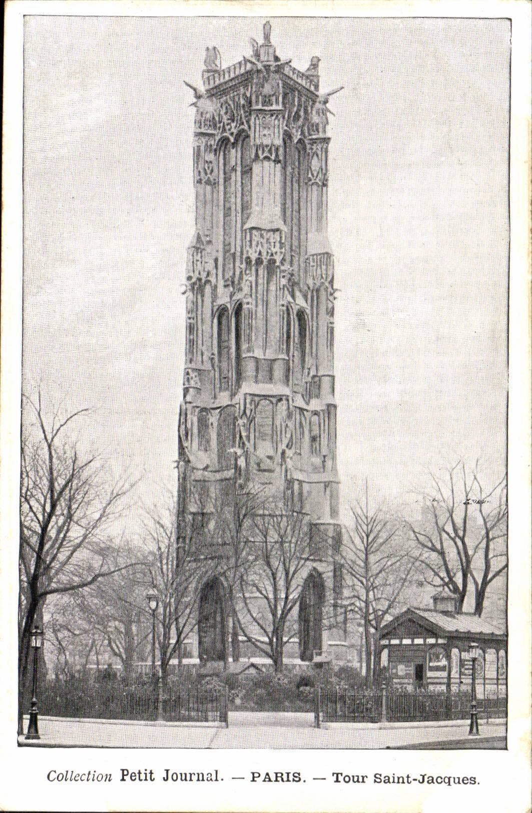 Paris - 4 - Colection Petit Journal - tour Saint Jacques CPA 