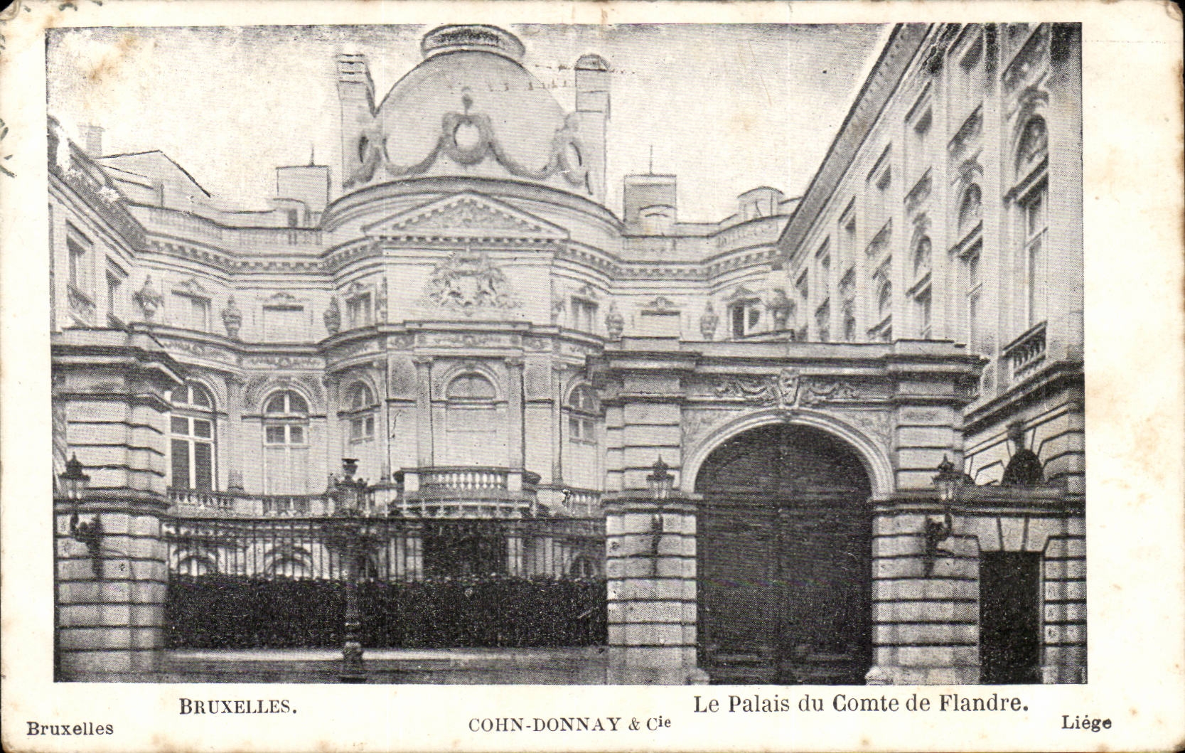 Belgium - Belgien - Brussels - the Palate of the Count of Fandre CPA