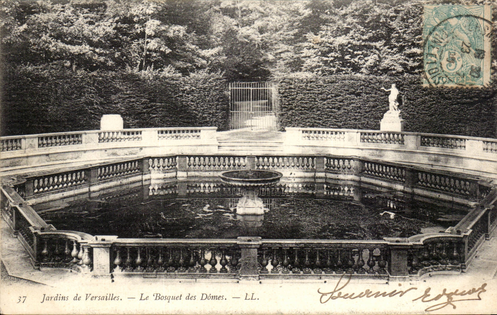 Versailles - the Thicket of Domes CPA