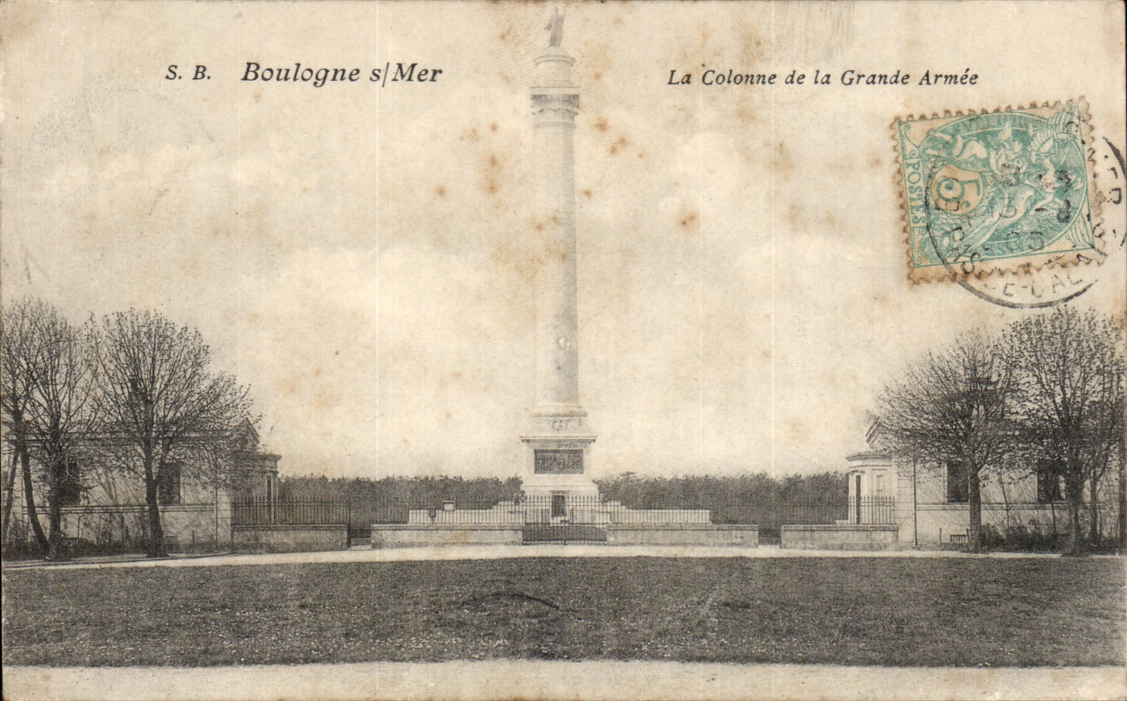 Boulogne on Sea - the Column and the Large army - CPA