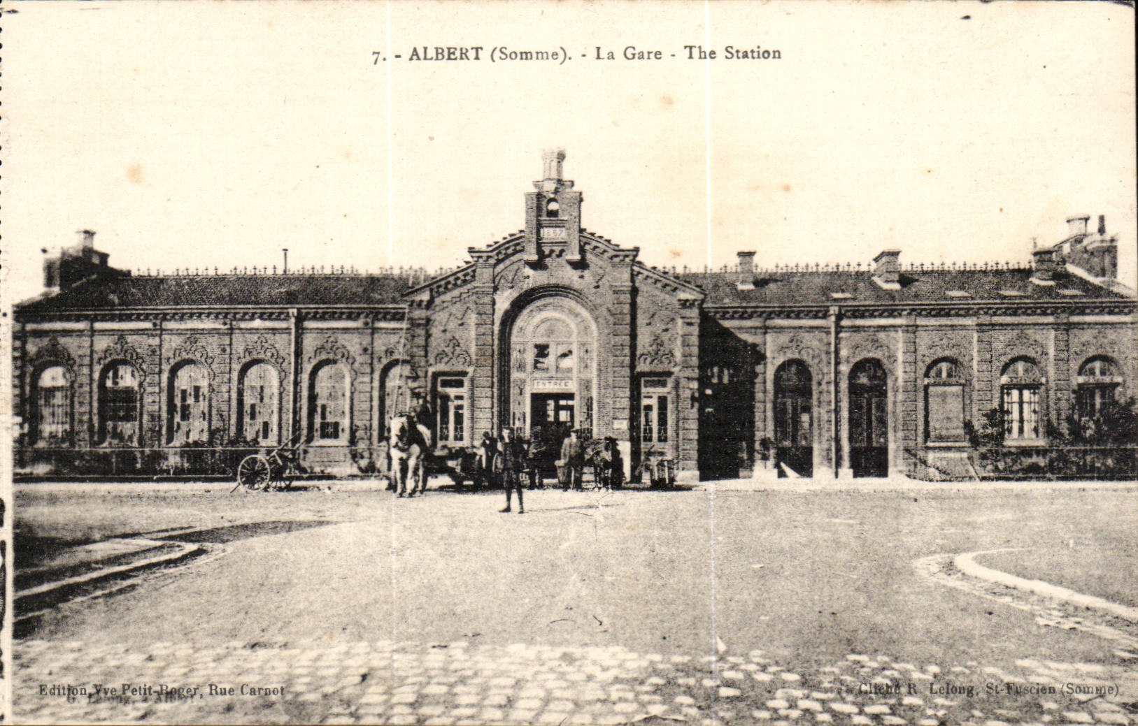 Albert - Train station - The Station - CPA