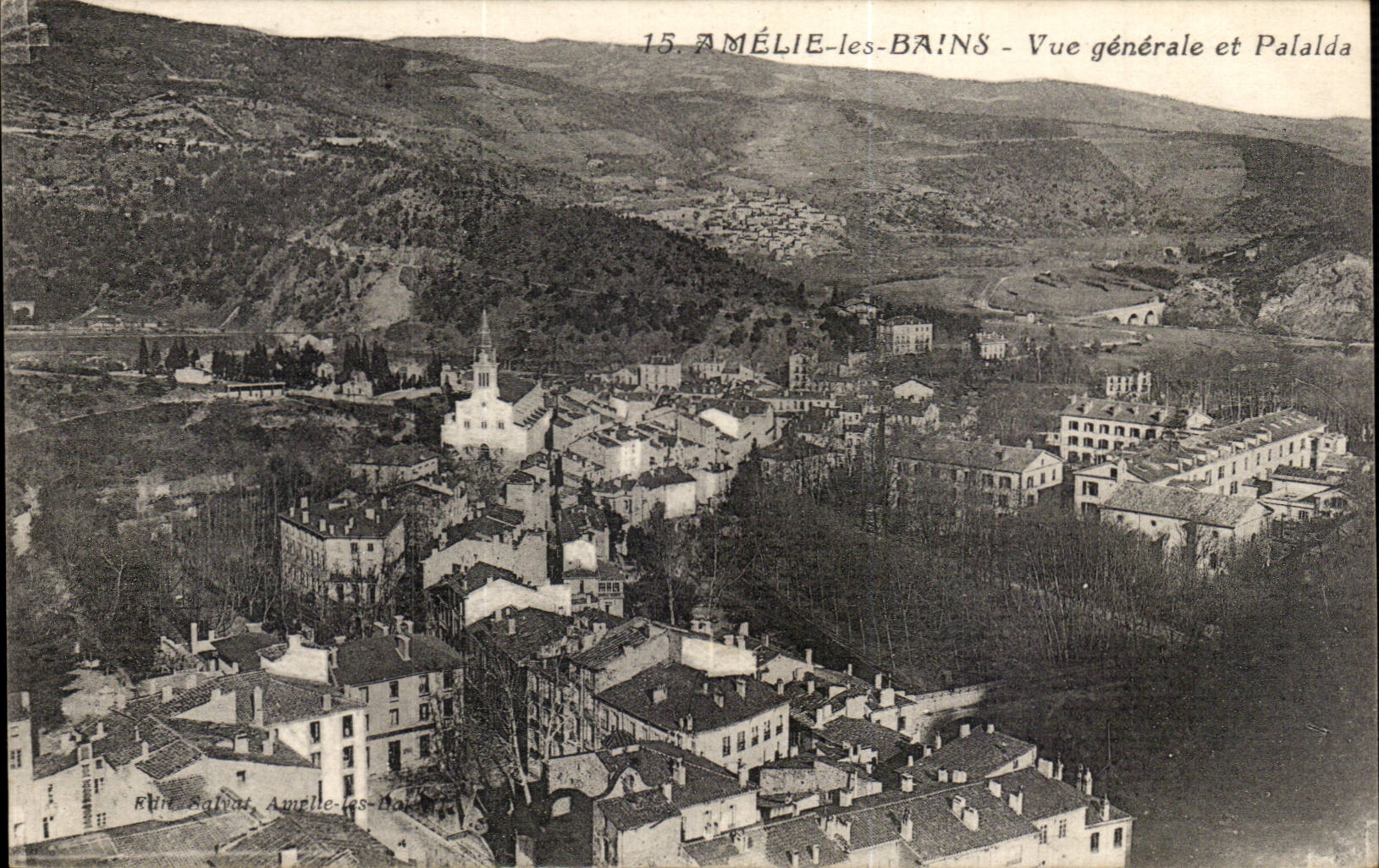 Amelie les Bains - View and Palada - CPA