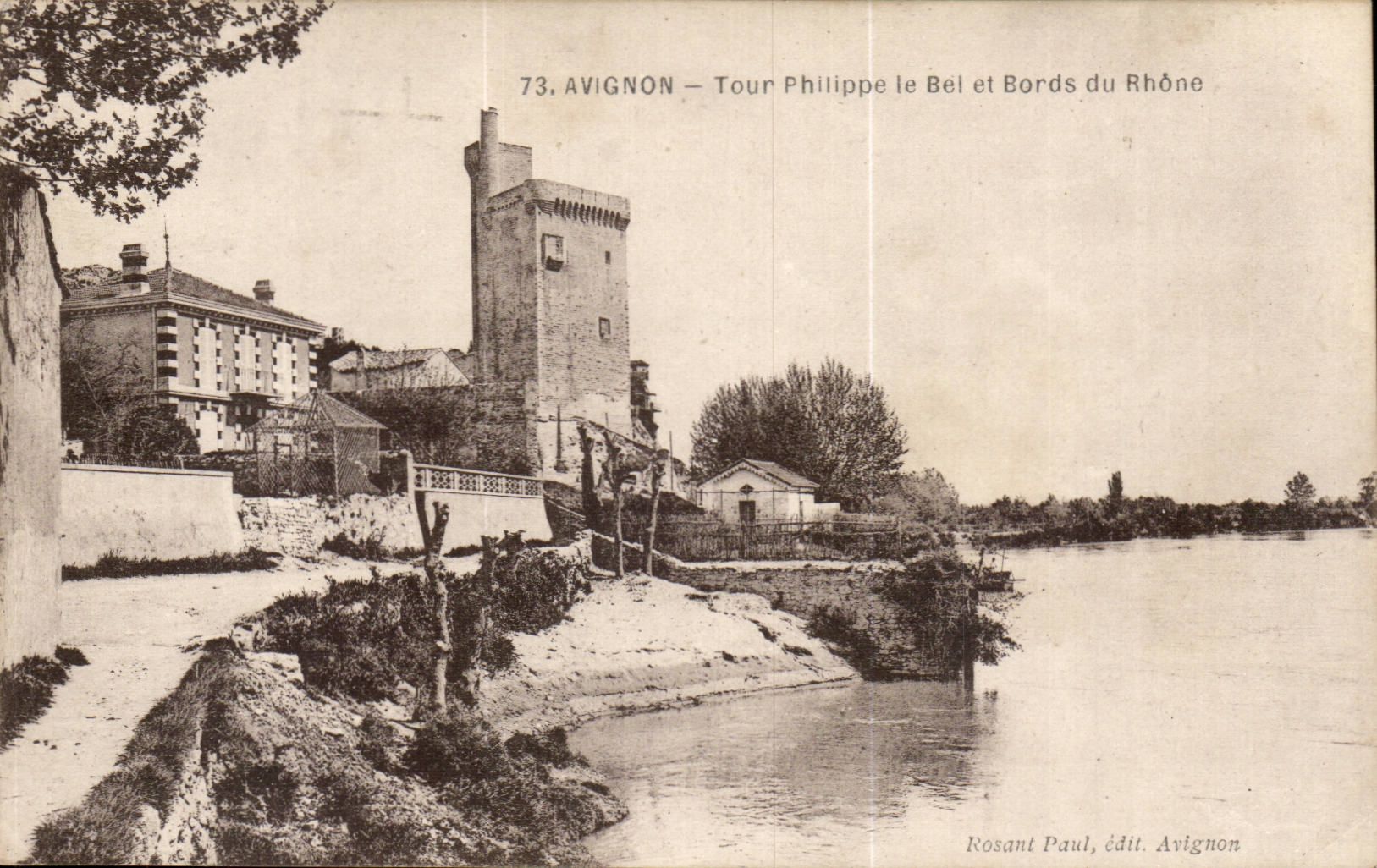 Avignon-- Philippe-Umdrehung das schone und die Rander der Rhônes CPA