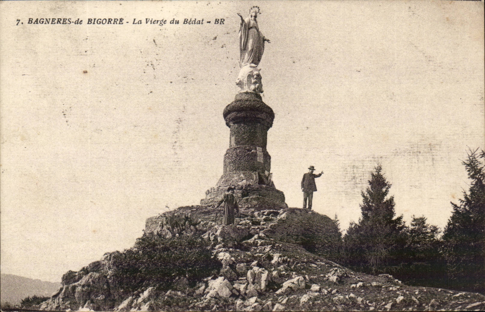 Bagneres de Bigorre - the Virgin of Bedat CPA